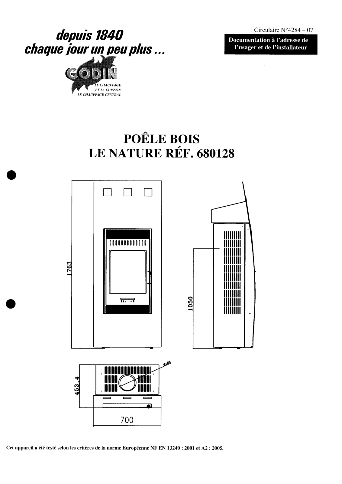 GODIN 680128 User Manual