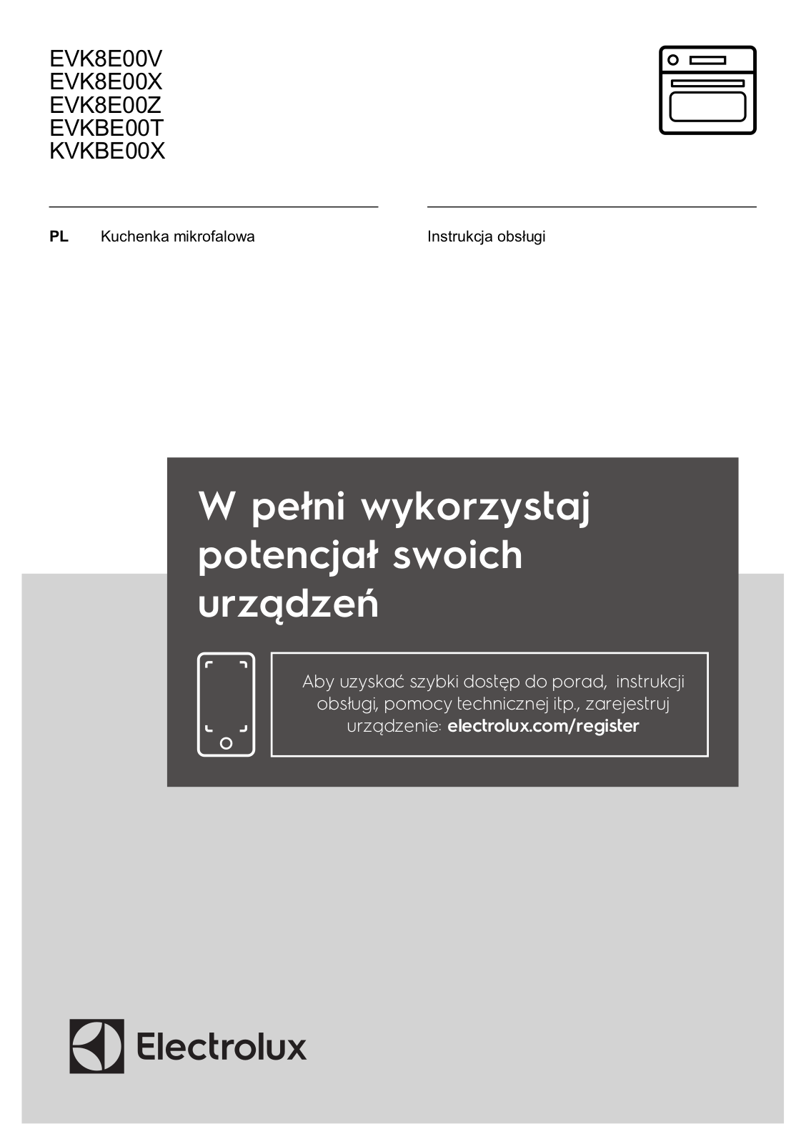 ELECTROLUX EVK8E00V, EVK8E00X, EVK8E00Z User guide - ManualMachine.com