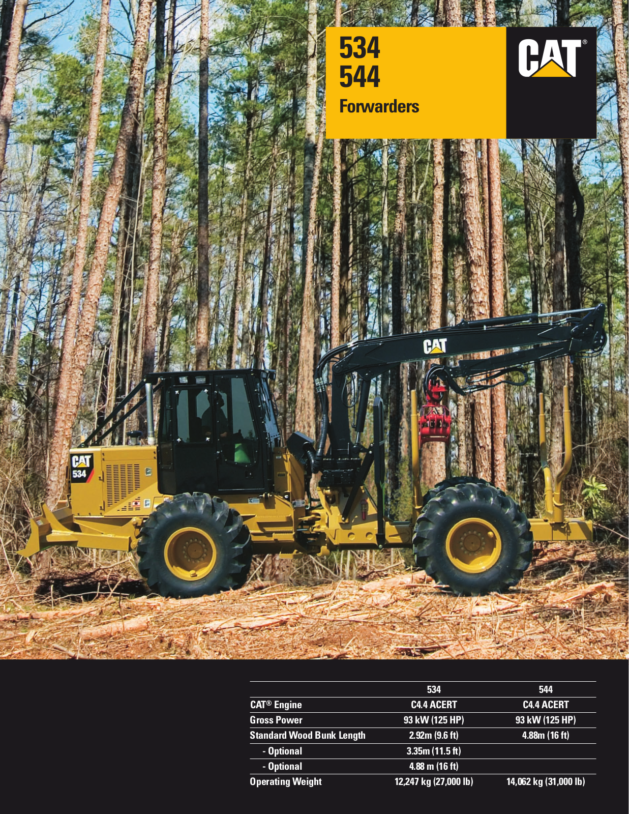 Caterpillar 544, 534 BROCHURE - ManualMachine.com