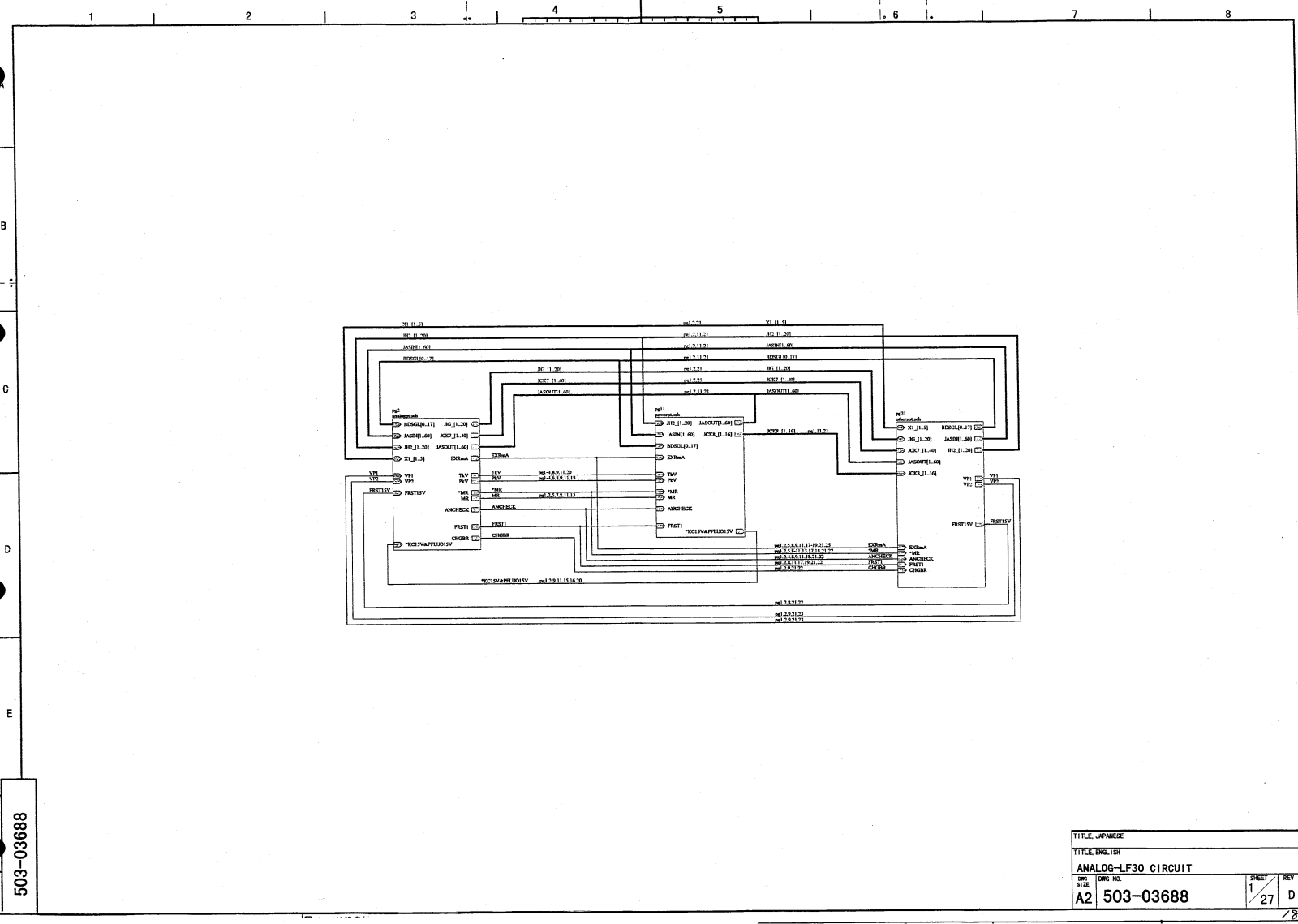 Shimadzu Analog LF30 Circuit diagram