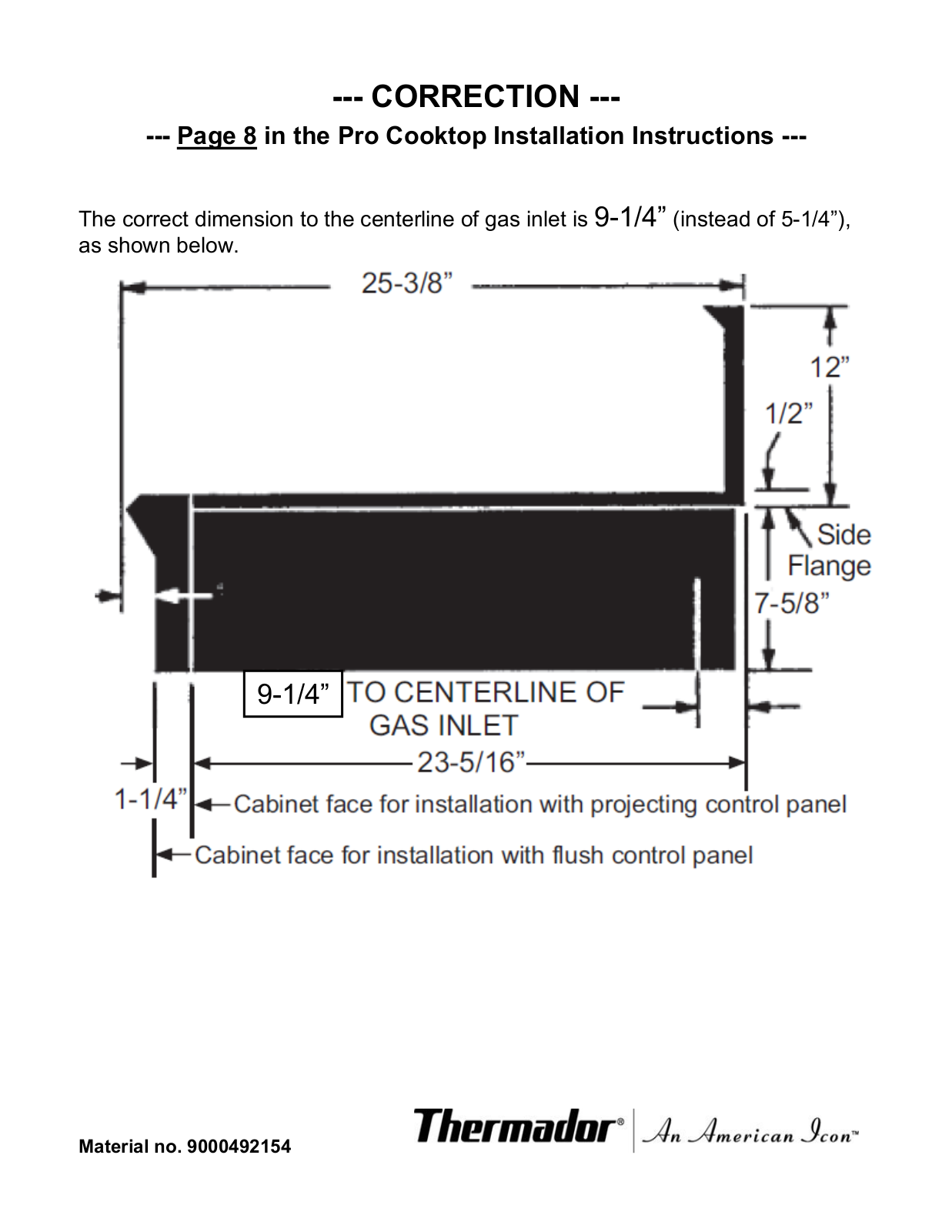 Thermador PCG366G, PCG364GD, PCG304G Installation Guide