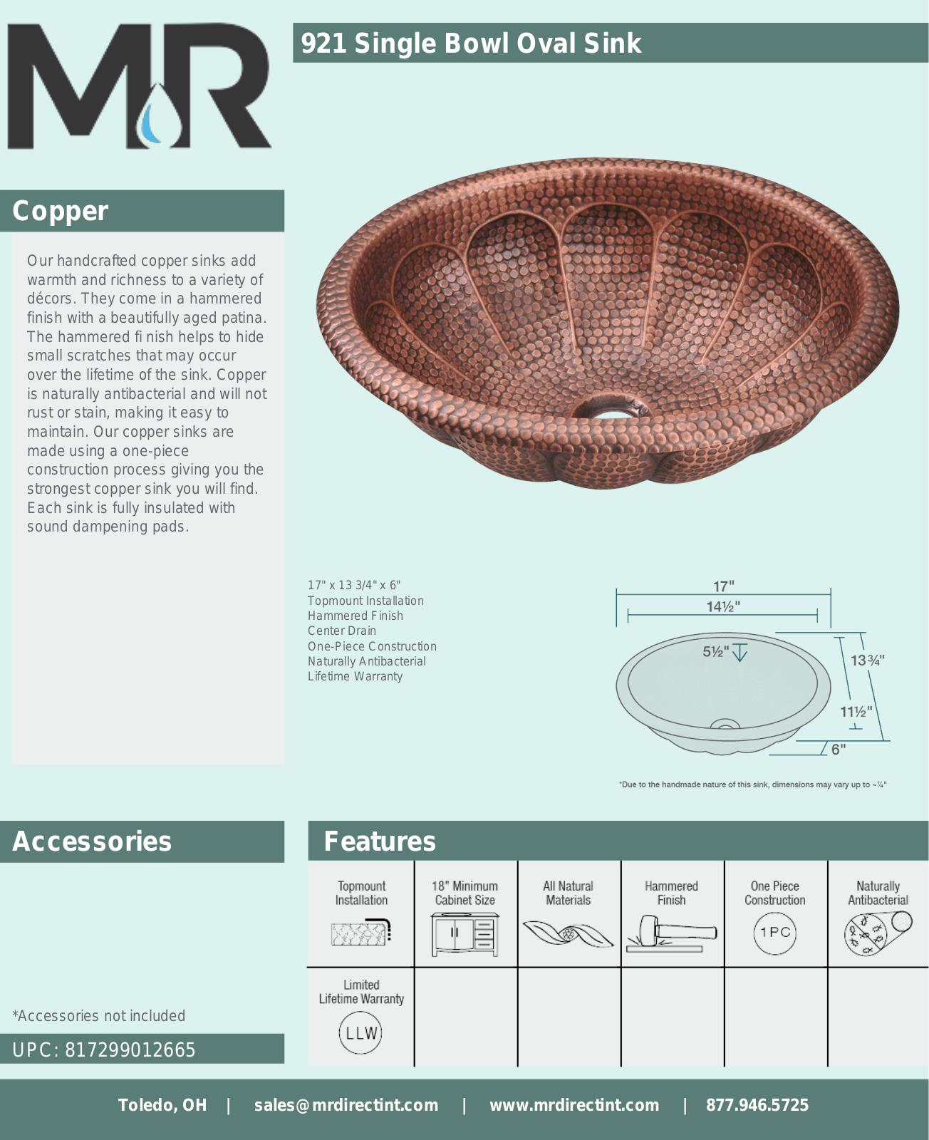 MR Direct MRDR1100 Specifications - ManualMachine.com