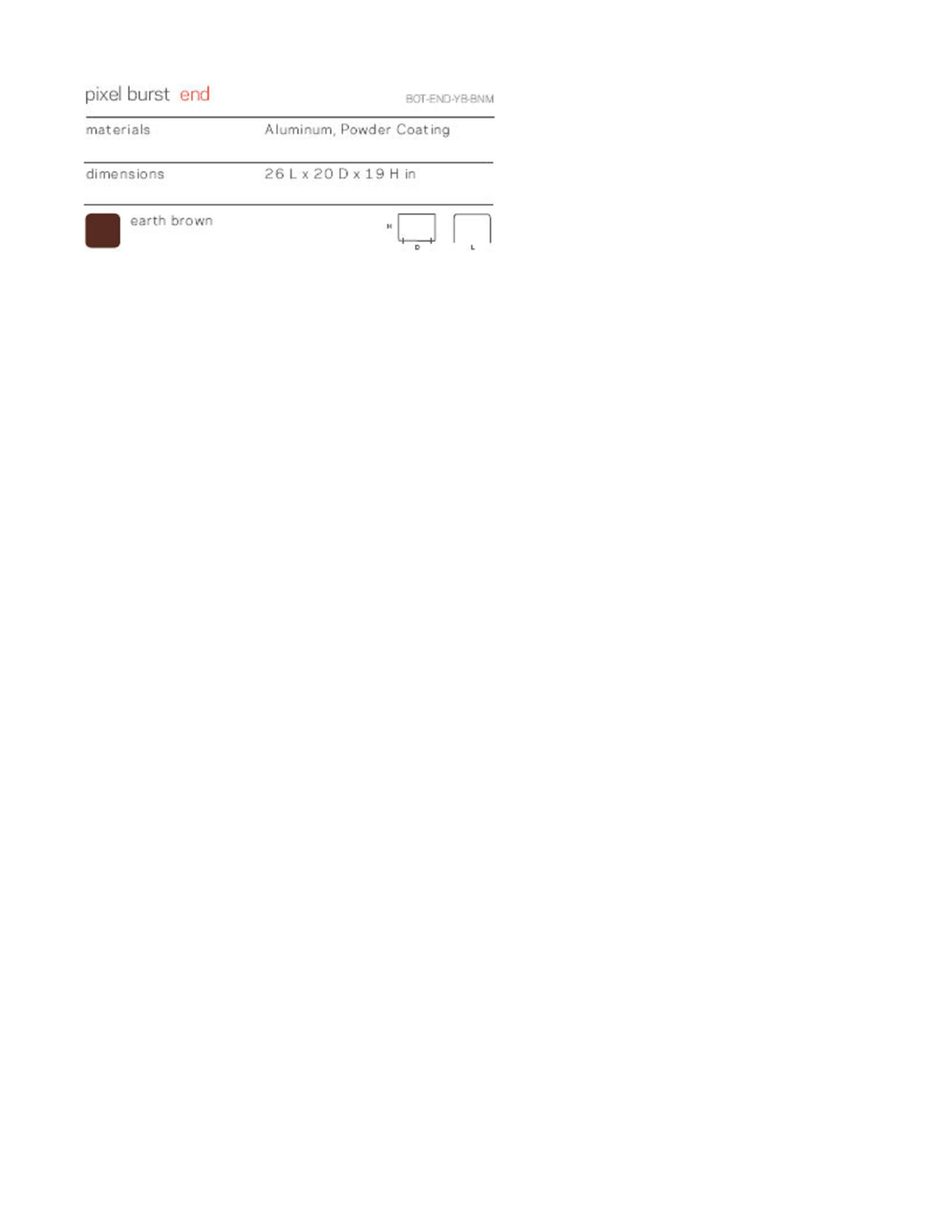 Orange22Modern ORG1026 Specification Sheet - ManualMachine.com
