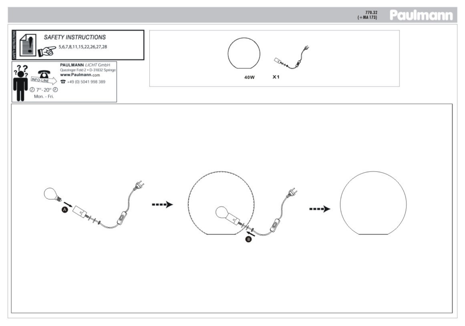 Paulmann Kiia User Manual