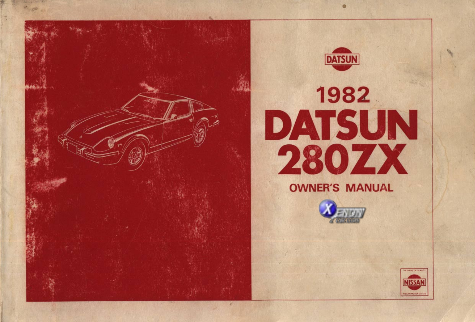 Nissan 280 ZX 1982 User Manual