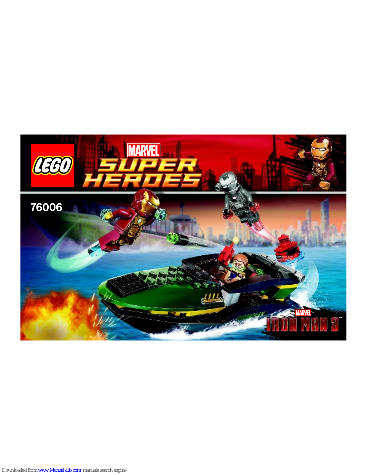 LEGO 76006 Super Heroes Iron Man 3, 76007 Super Heroes/Iron Man 3, Marvel Super Heroes 76006 User Manual