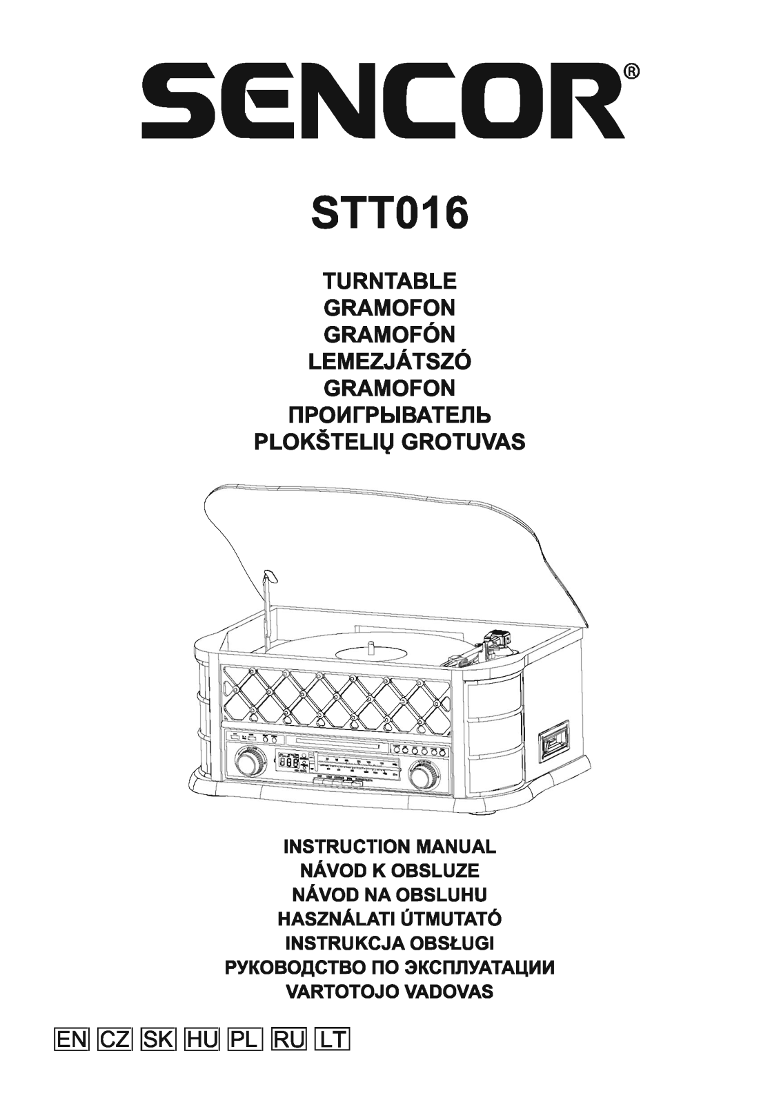 Sencor STT 016 User Manual