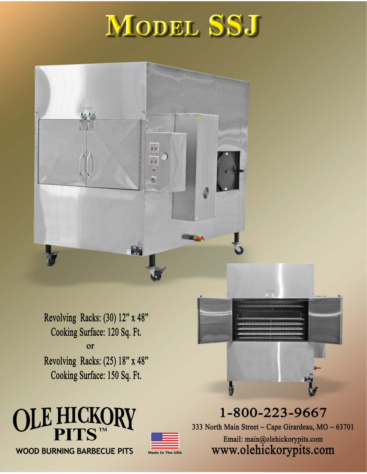 Ole Hickory Pits SSJ User Manual