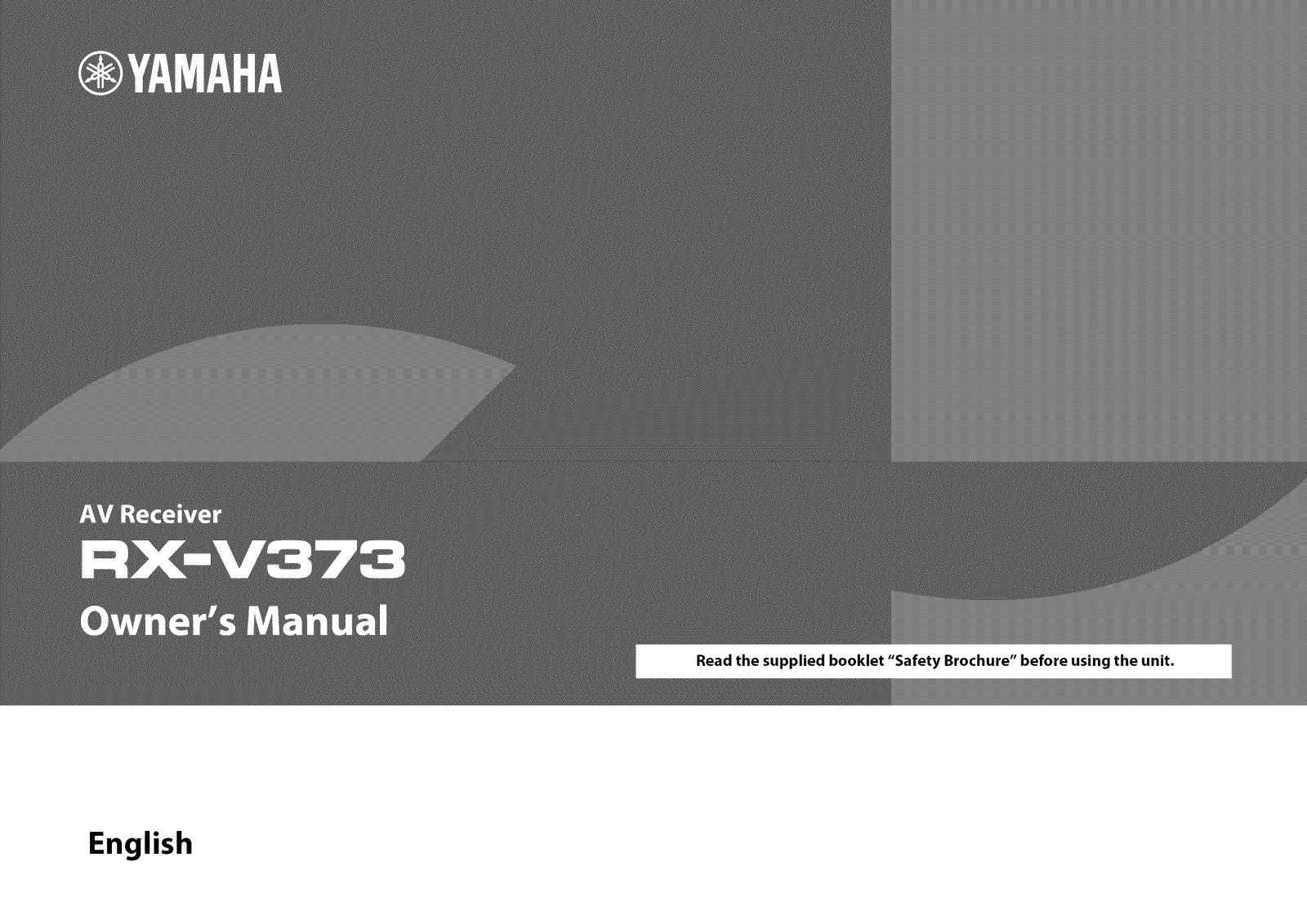 Yamaha RX-V373 Owner’s Manual