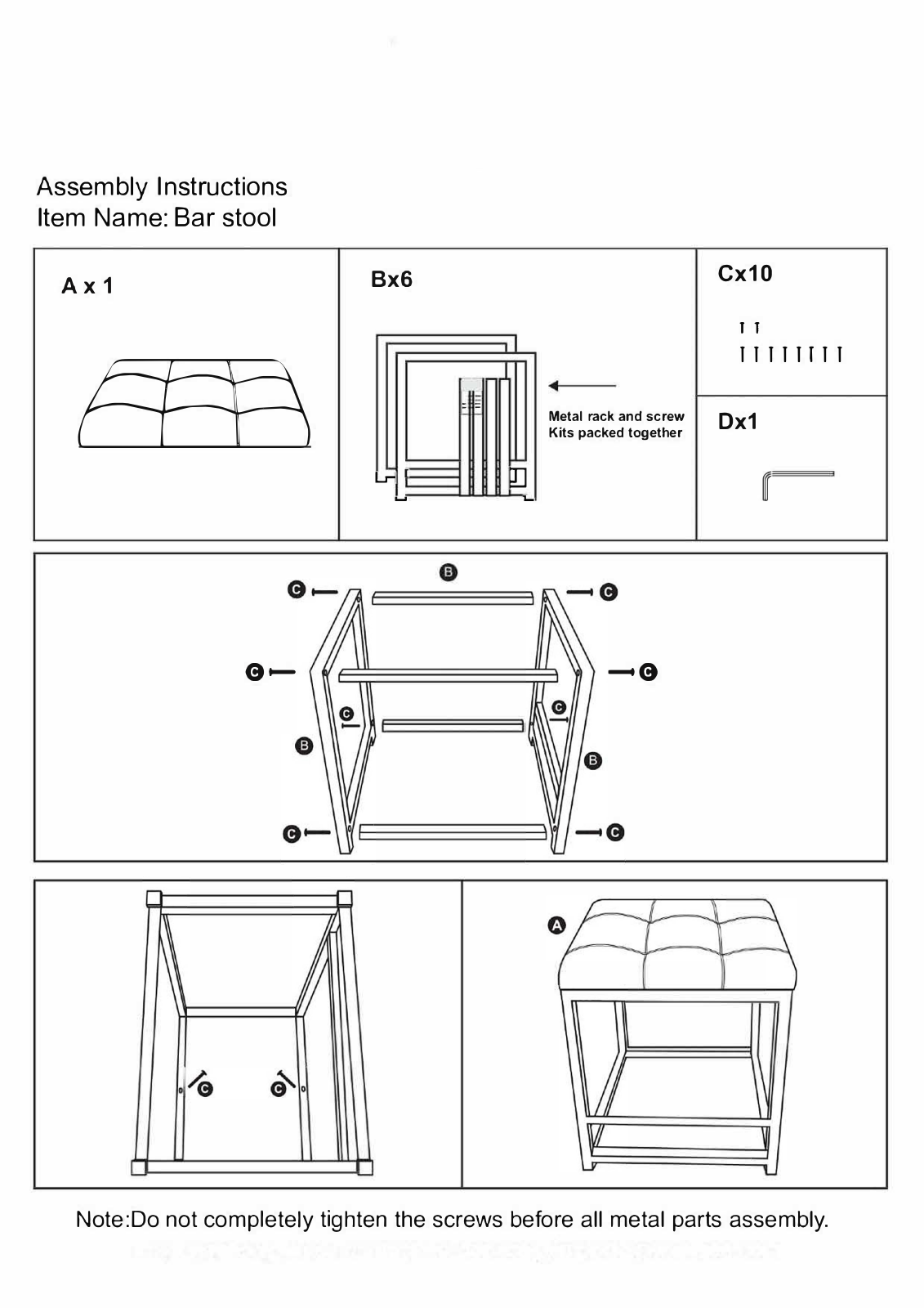 Foundry Select W003191967, W004314551 Installation & Assembly - ManualMachine.com