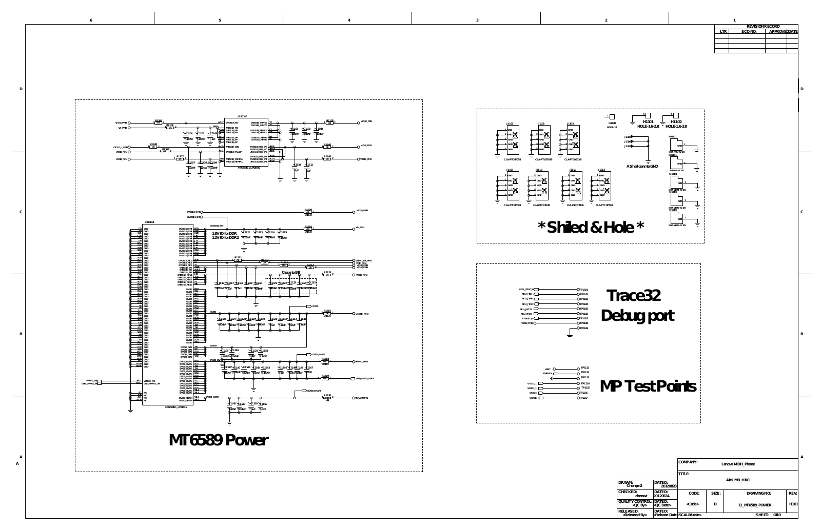 Lenovo A820 schematic diagram and service manual