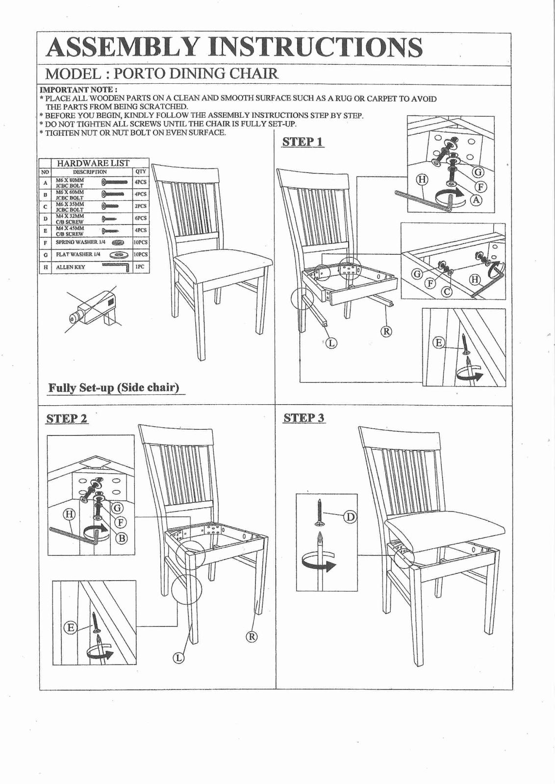 Talgo Porto User Manual