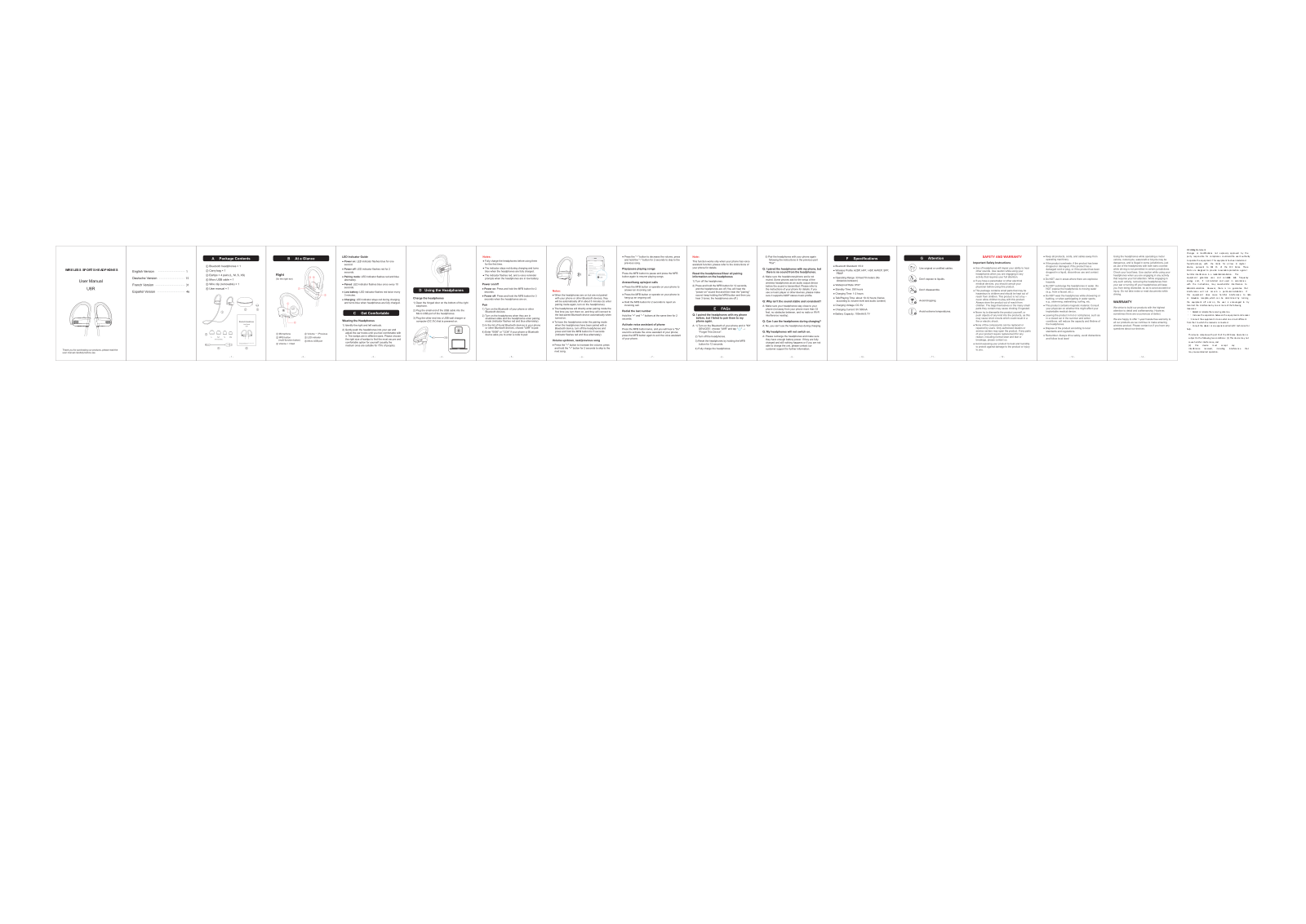 Number One Commerce U8R User Manual