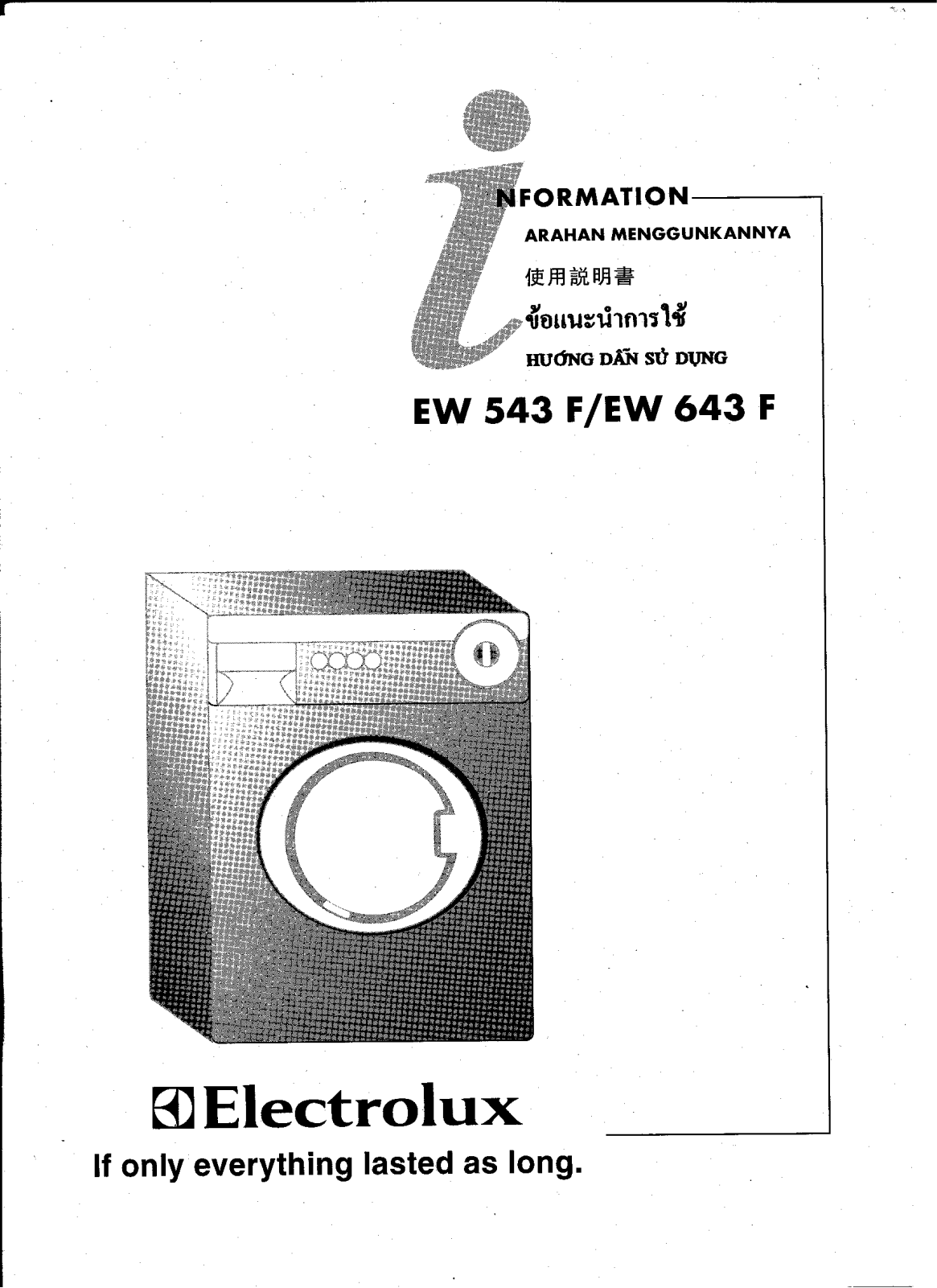 AEG EW543F User Manual
