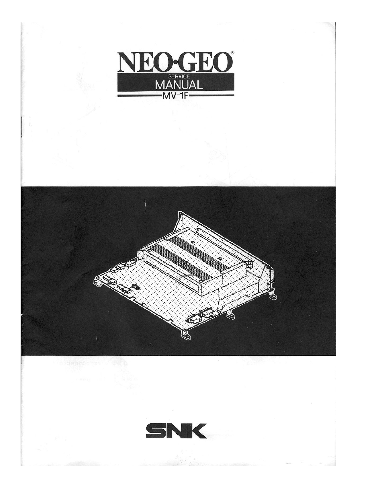 NeoGeo MV1F User Guide