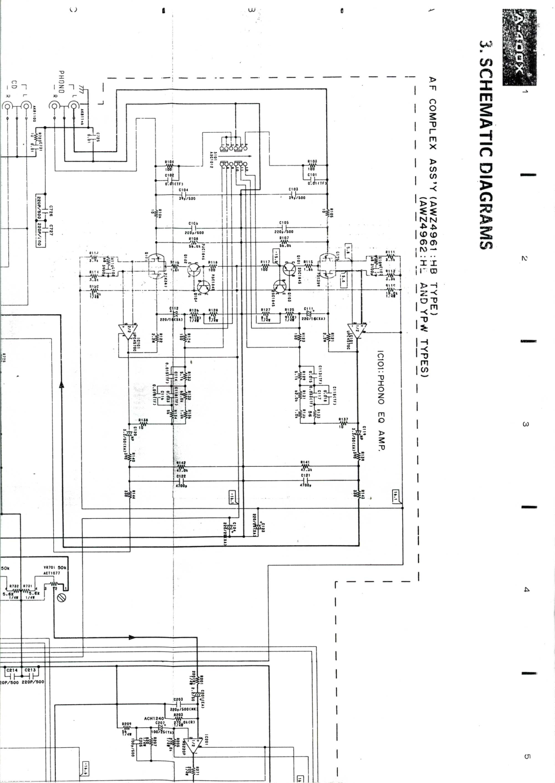 Pioneer A-400-X Schematic