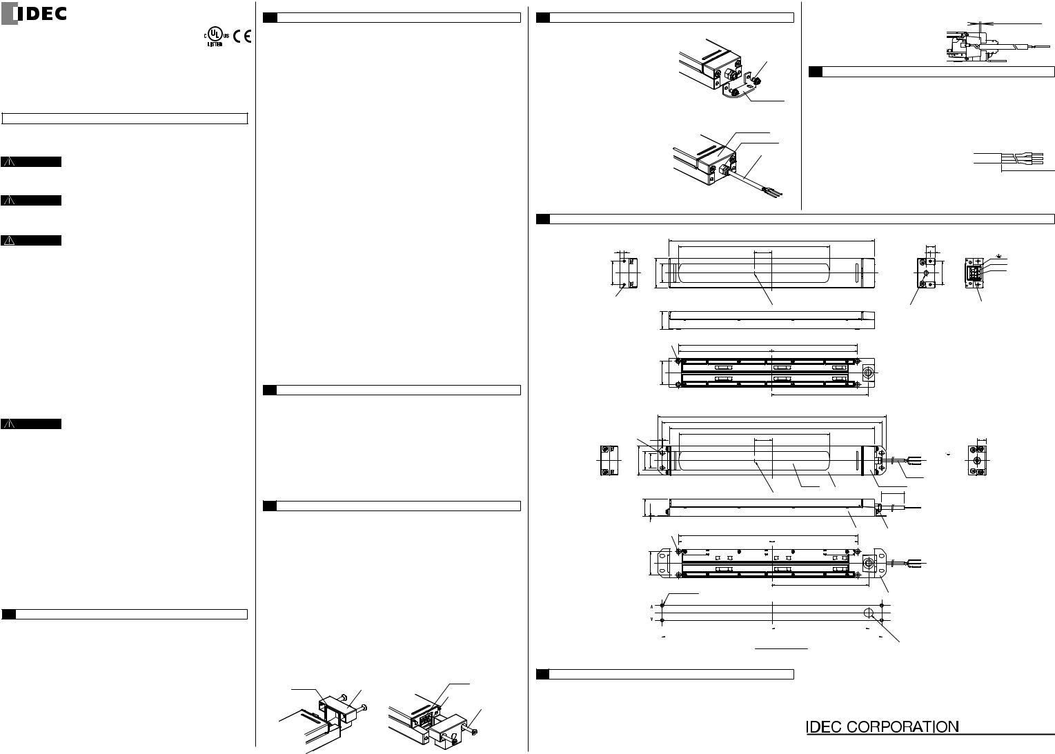 Idec LF1D-E2F-2W-A User guide