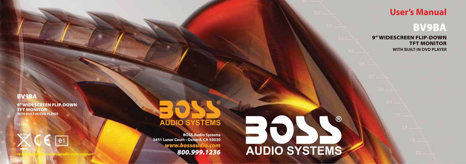 Boss Audio BV9BA User Manual