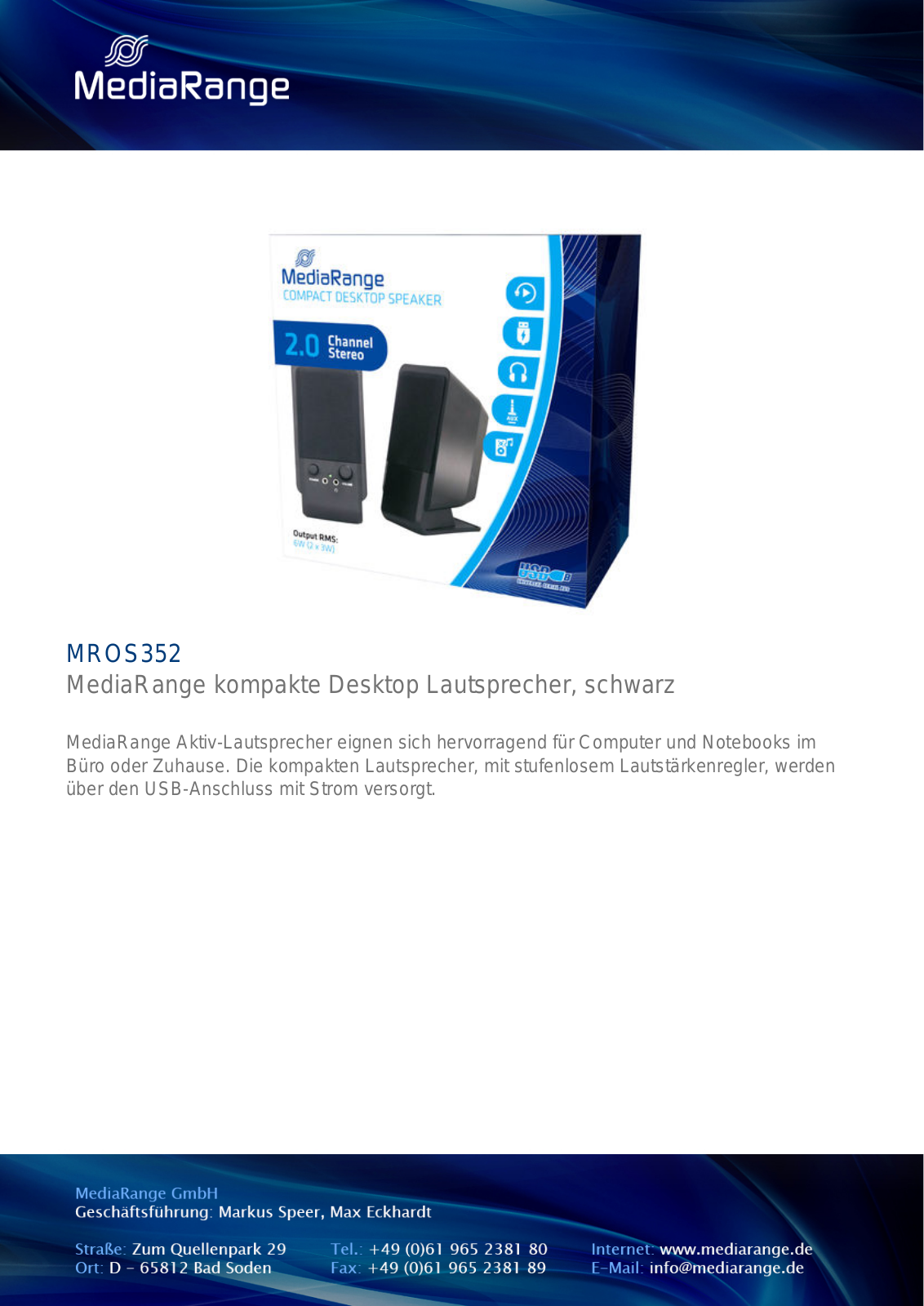 MediaRange MROS352 Service Manual