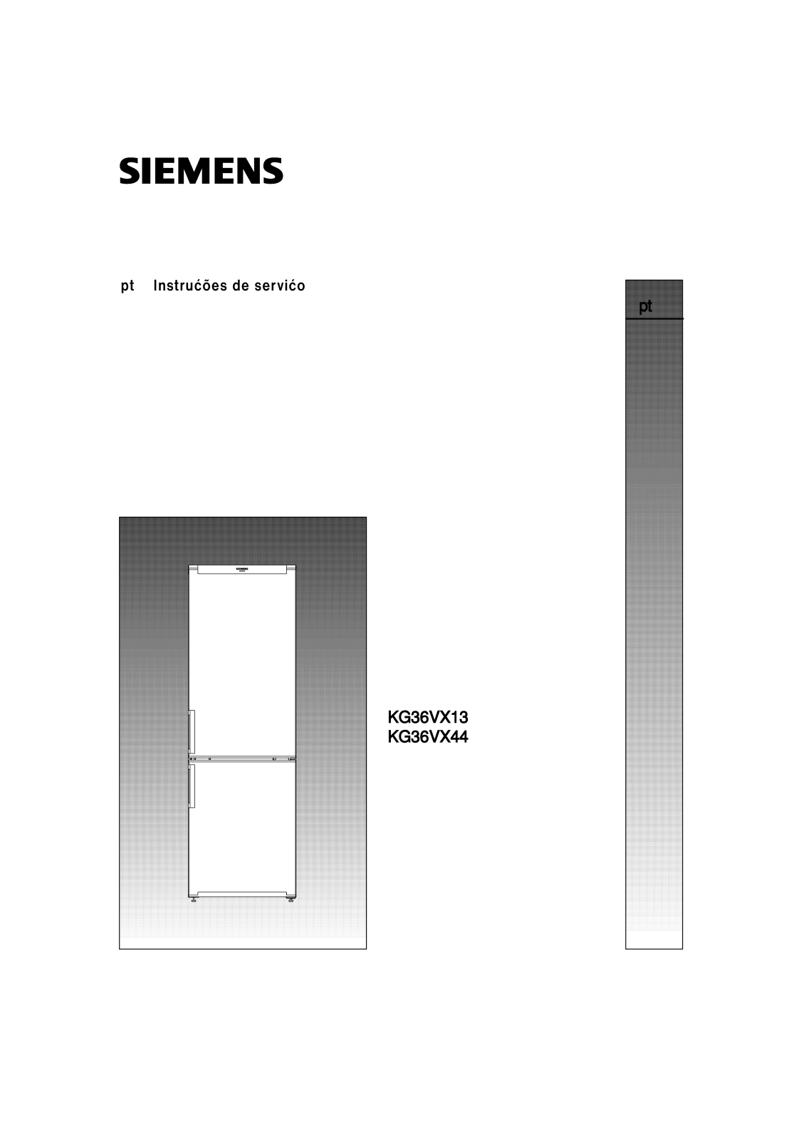 Siemens KG36VX13, KG36VX44 User Manual