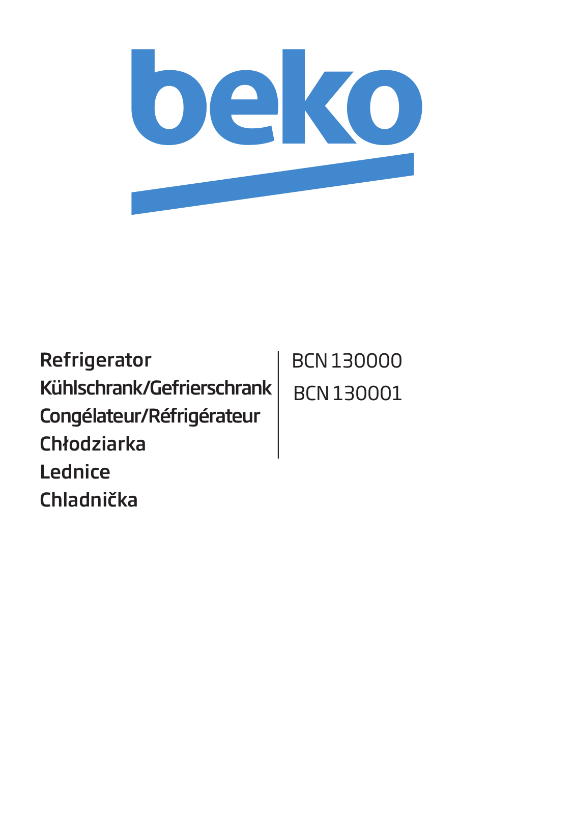 BEKO BCN 130001 User Manual