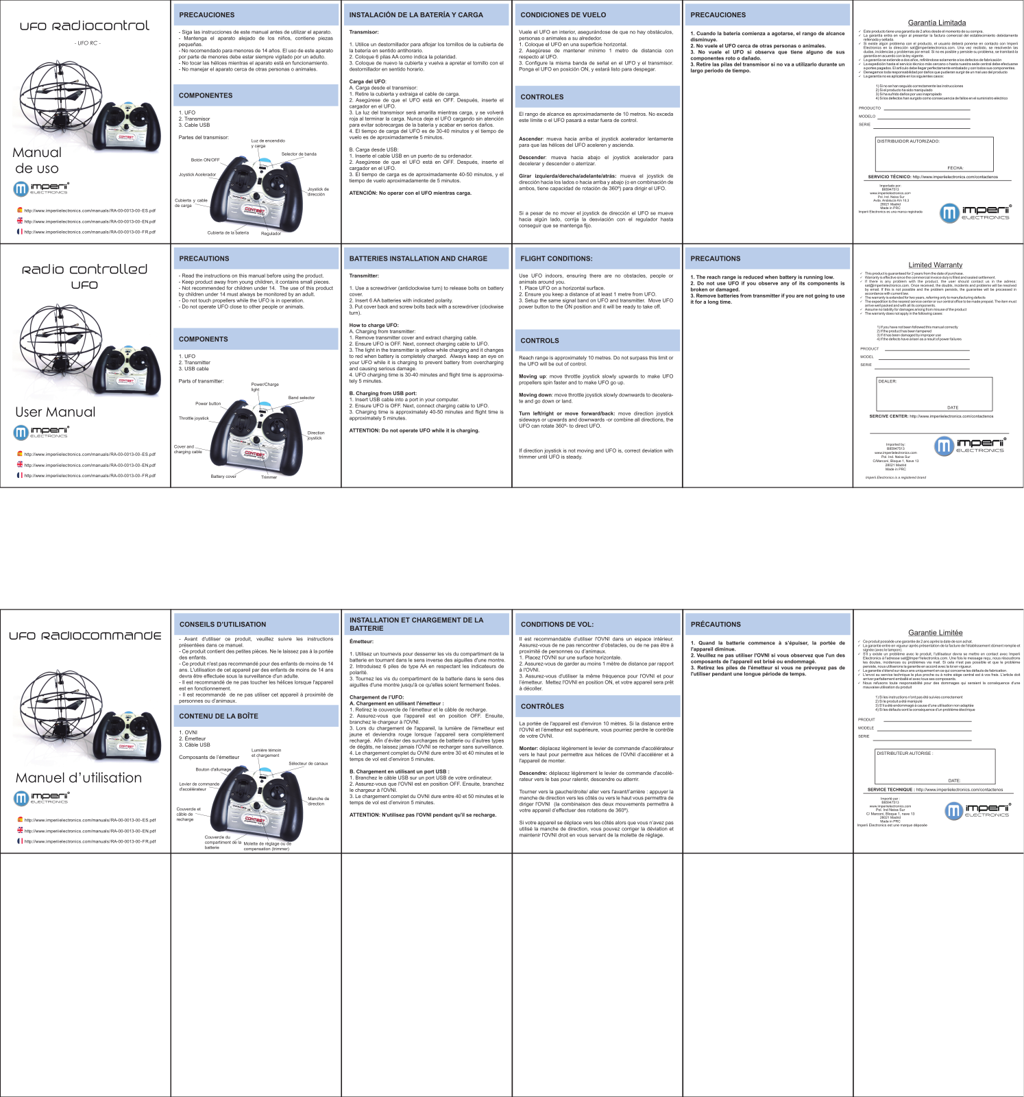 imperii Radio Controlled UFO User Manual