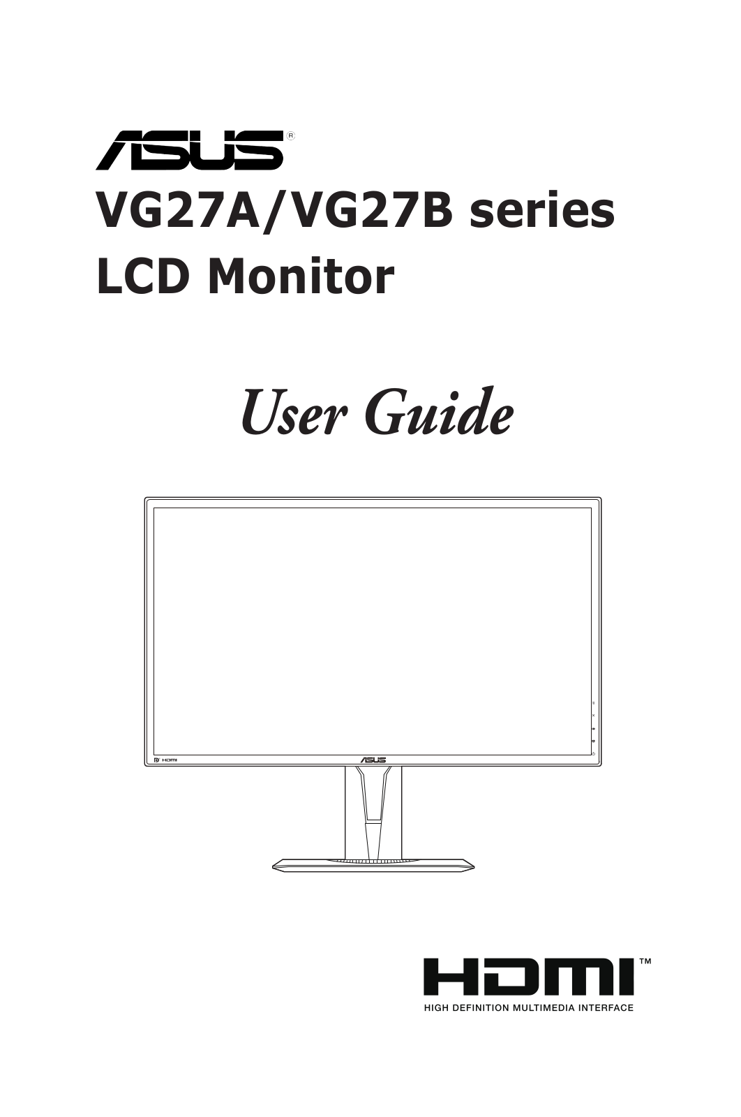 Asus VG27BQ, VG27AQ User Manual