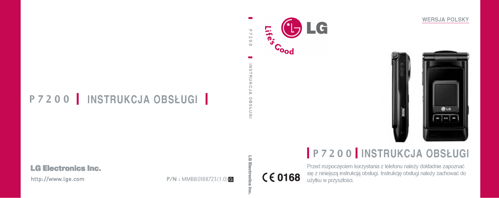 Lg P7200 User Manual