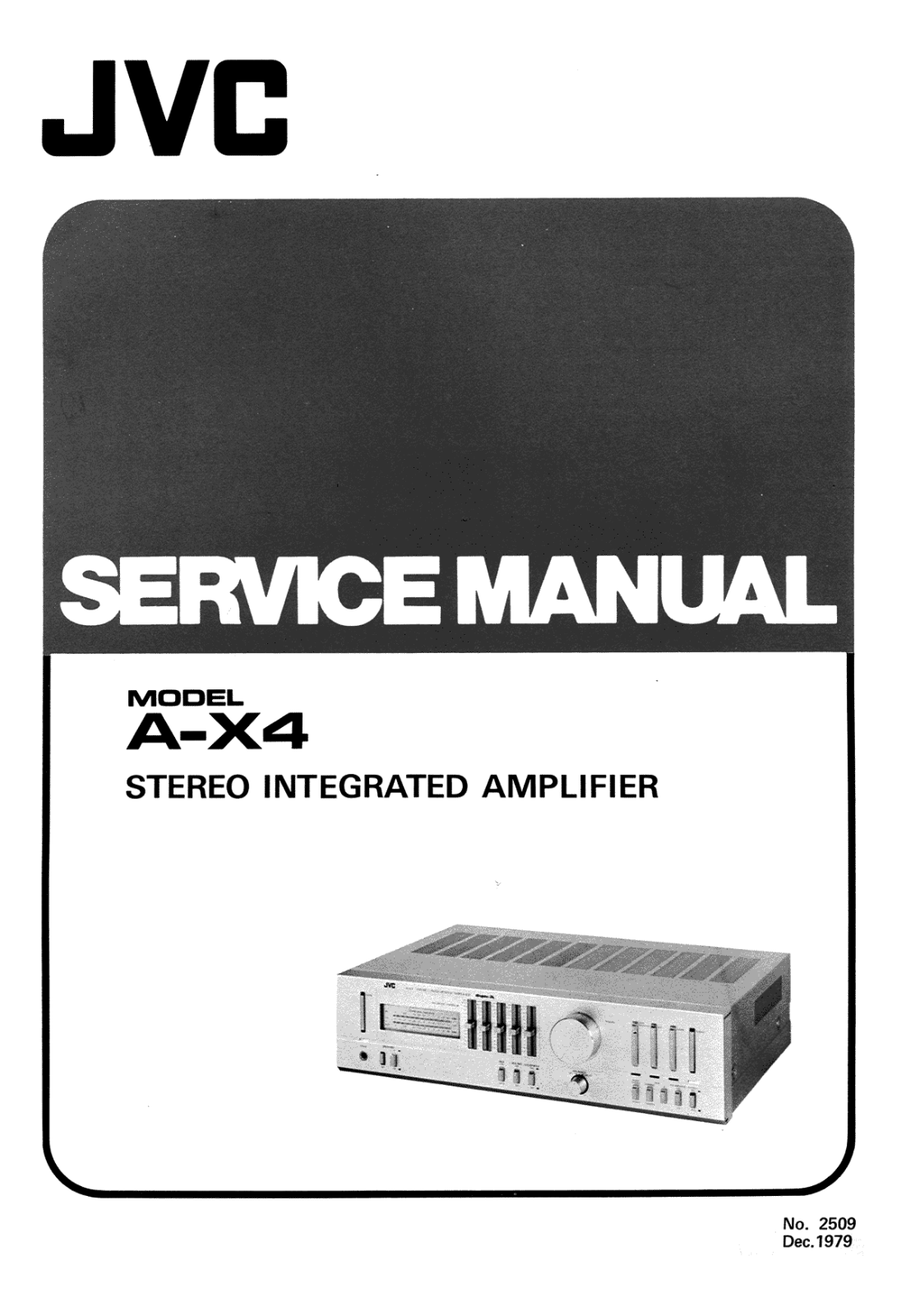 JVC AX-4 Service manual