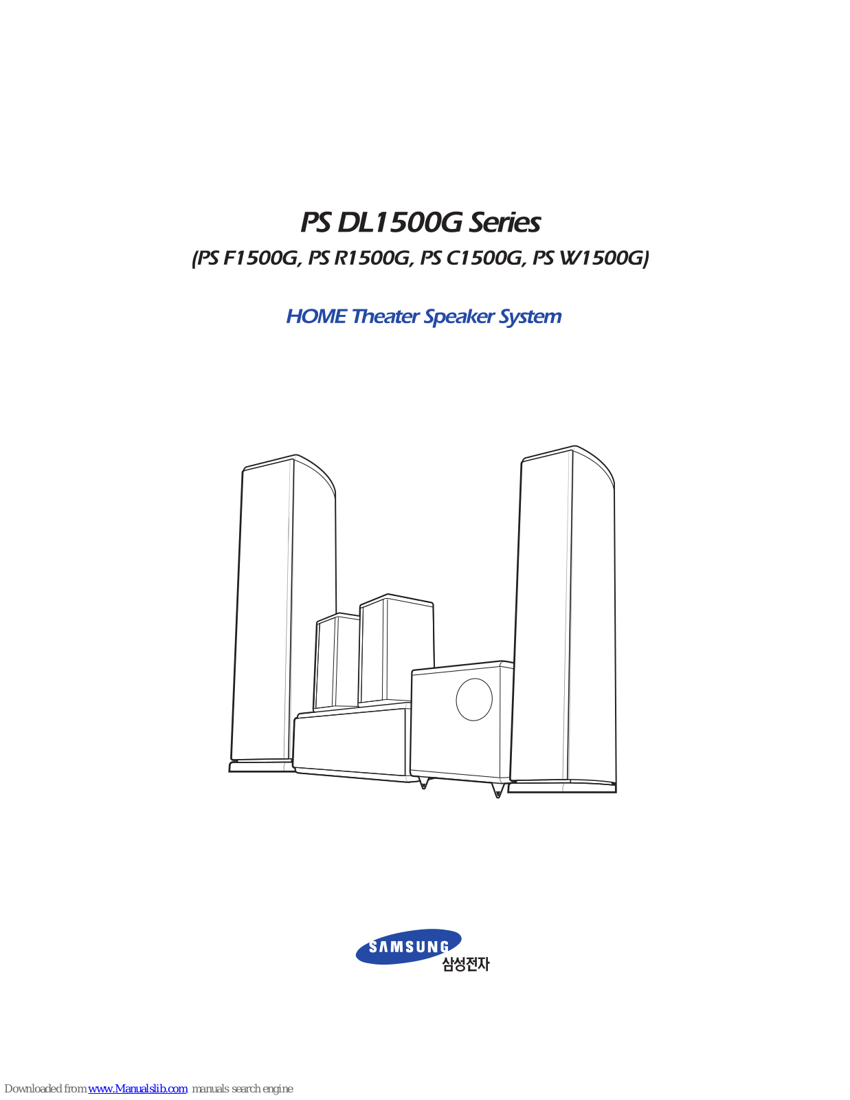 Samsung PS-C1500G, PS-DL1500G, PS-F1500G, PS R1500G, PS W1500G User Manual