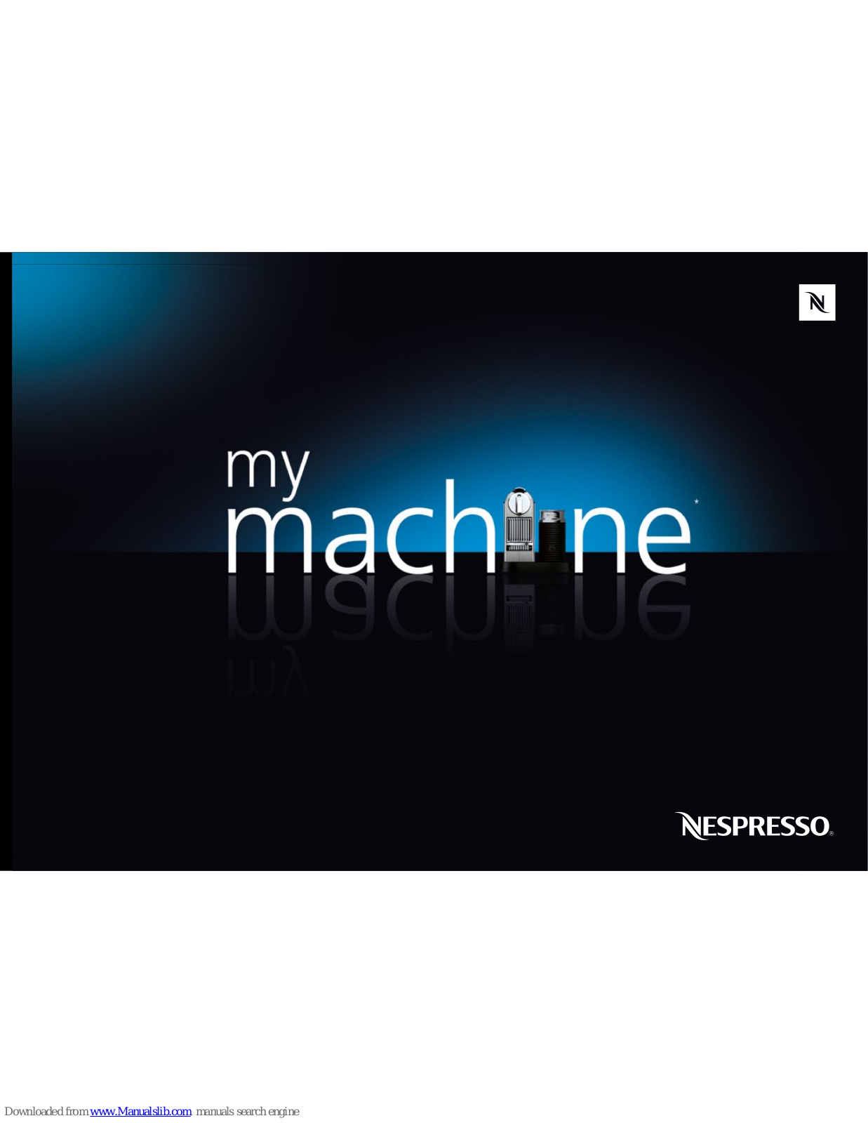 Nespresso CitiZ D120, C 110 Citiz User Manual