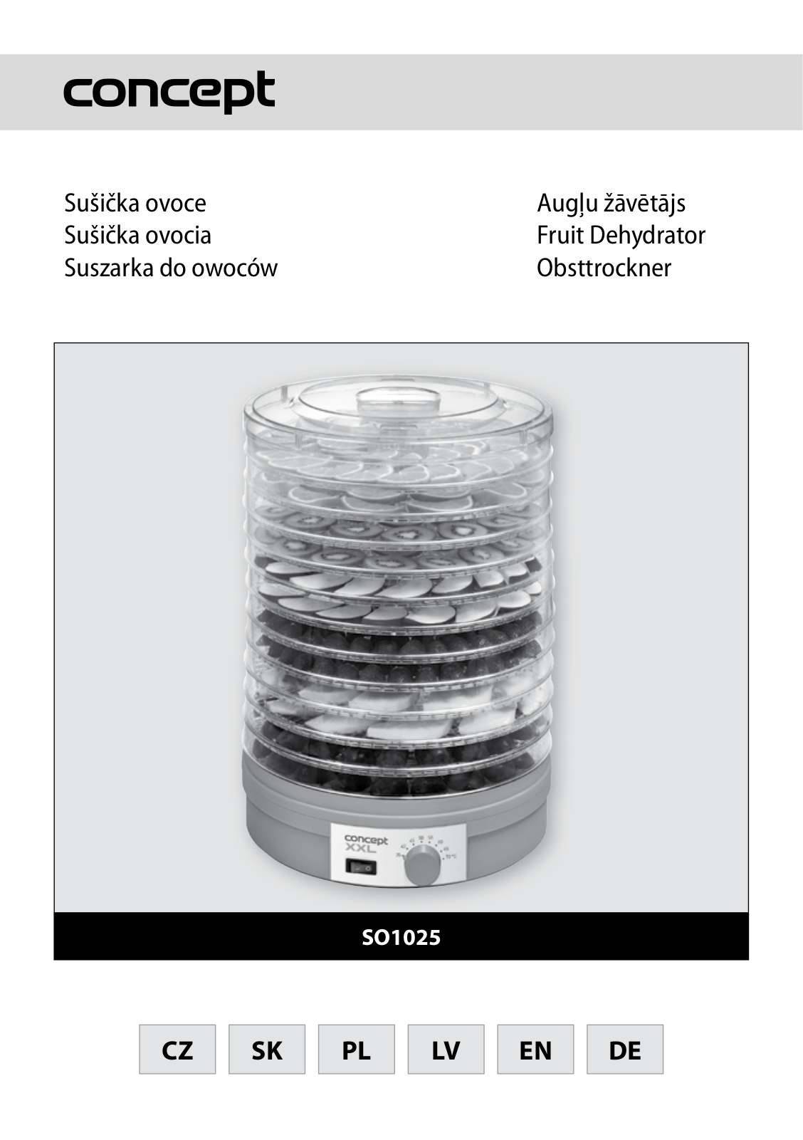 Concept SO-1025 User Manual