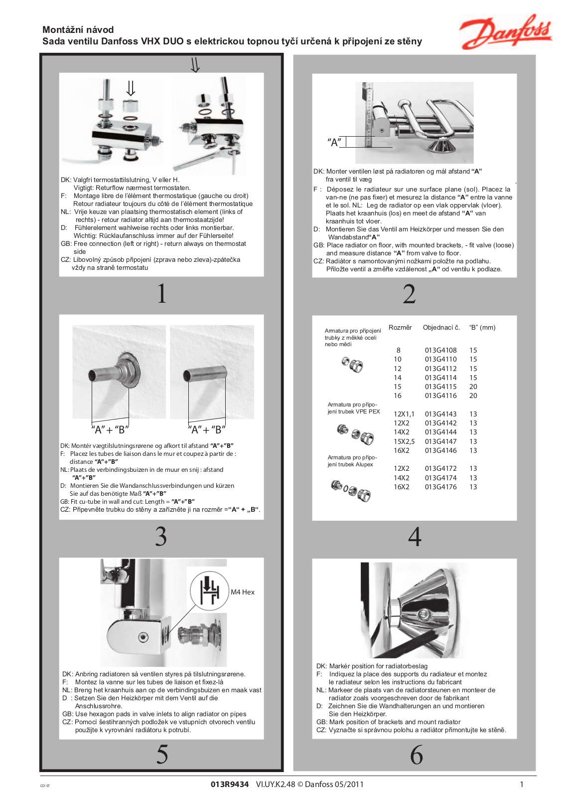 Danfoss VHX DUO Installation guide