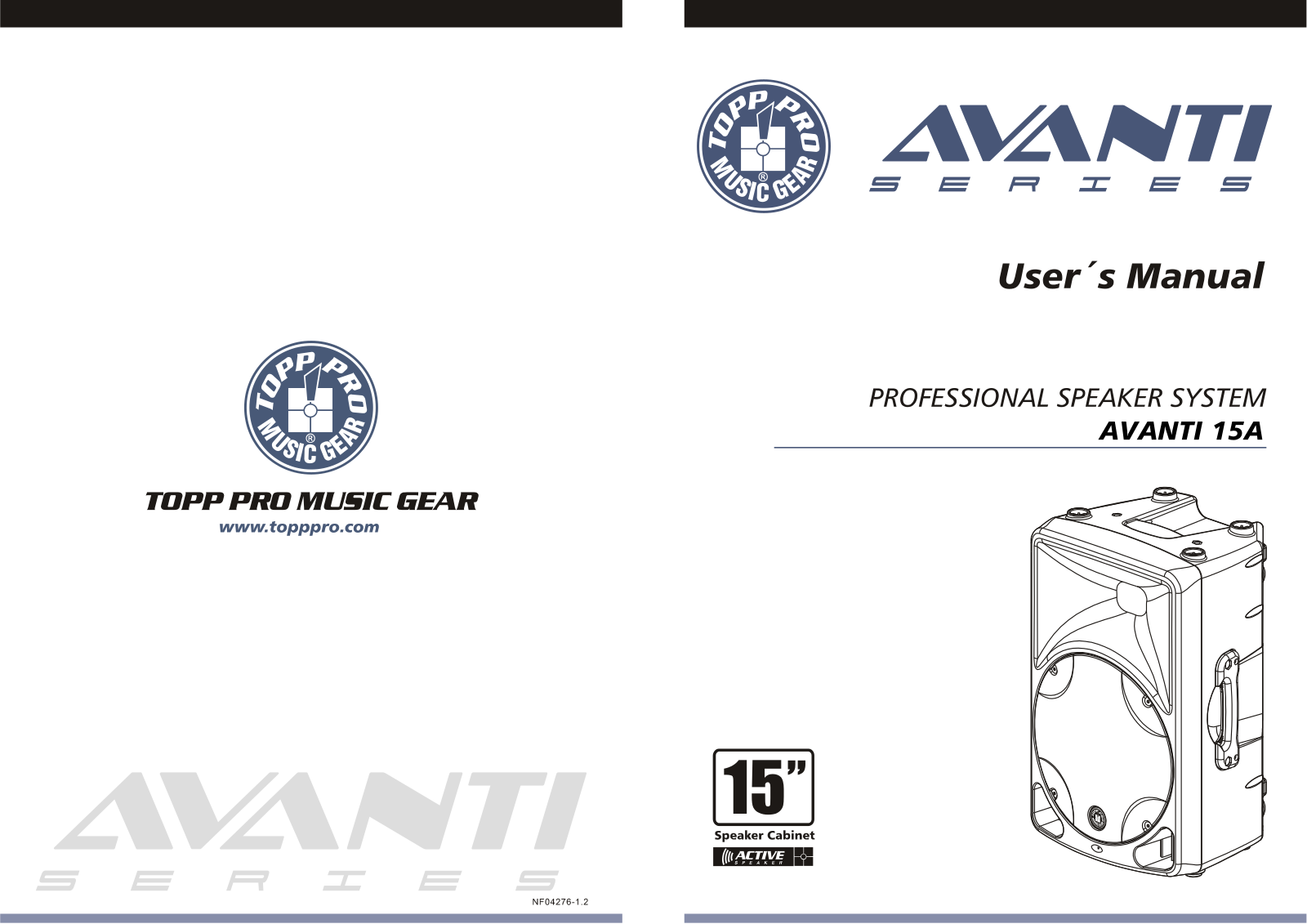 SEIKAKU TECHNICAL GROUP AVANTI15A User Manual