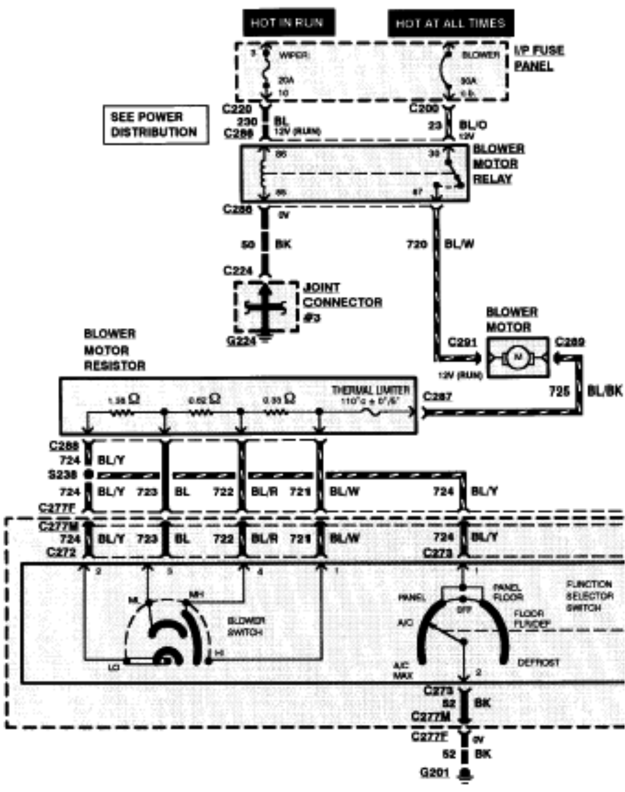 Ford 1998  escort schematic