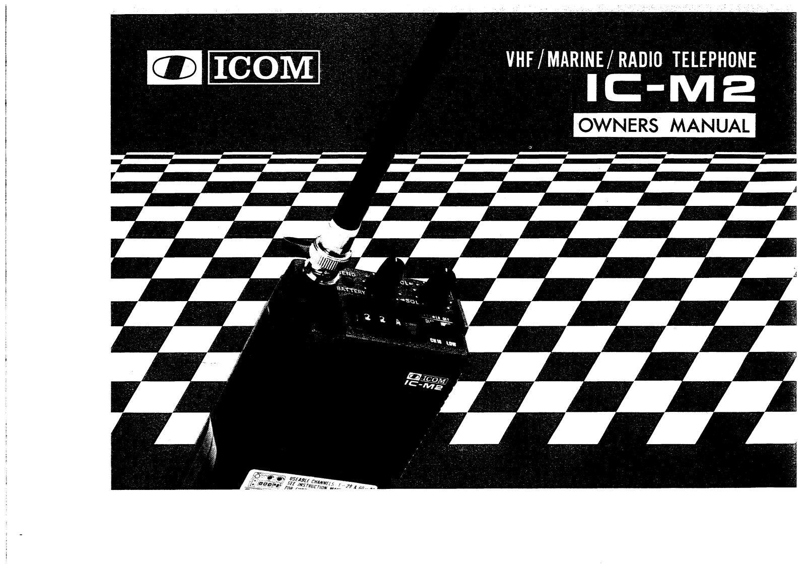 Icom IC-M2 User Manual