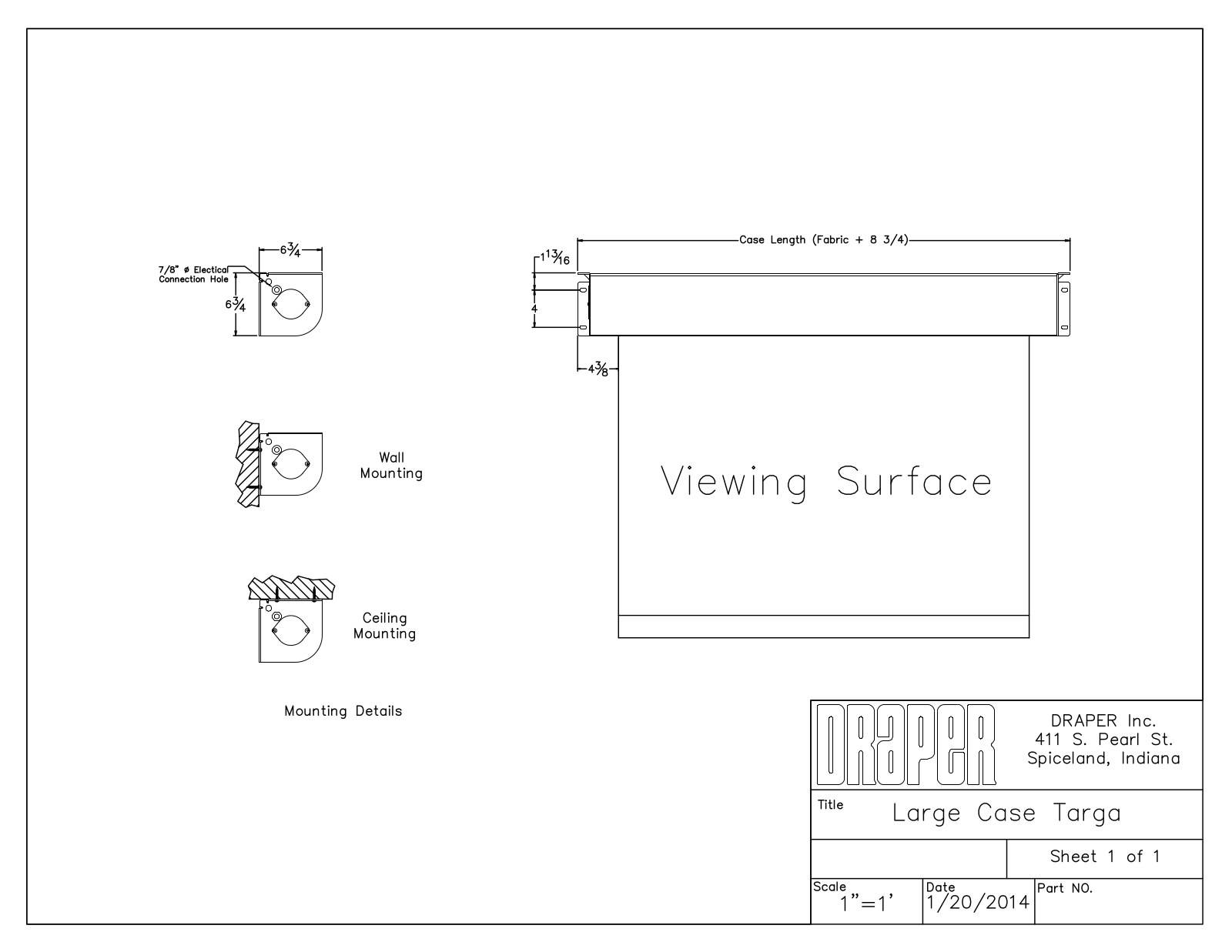 Draper DR10924 Installation Instructions - ManualMachine.com