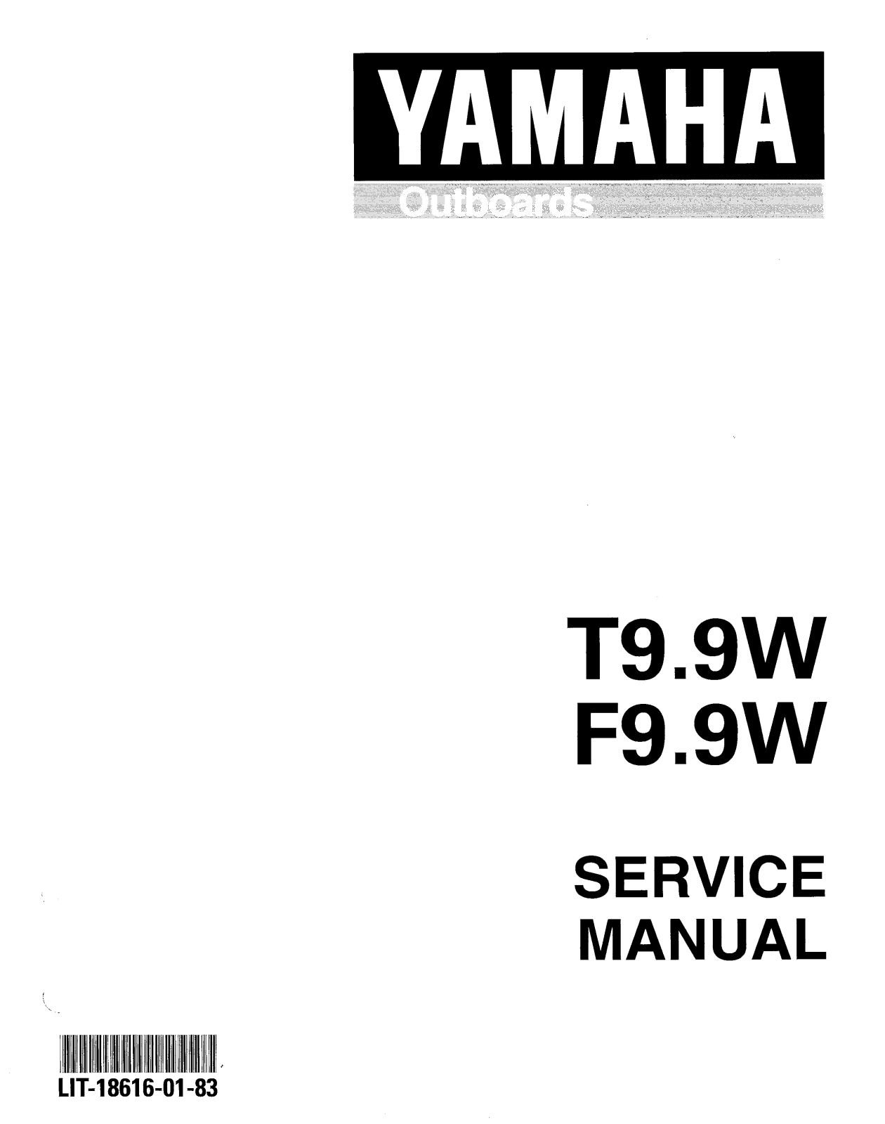 Yamaha T9.9W, F9.9W Service Manual