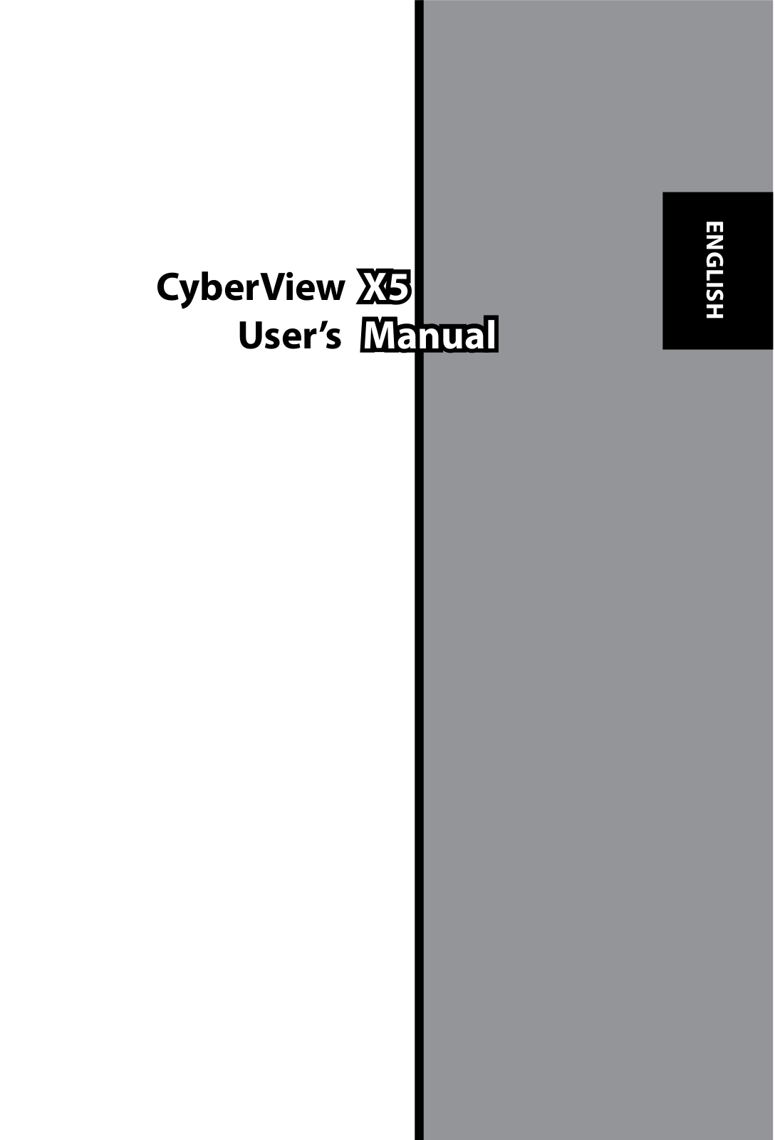 CyberView X5 User Manual - ManualMachine.com