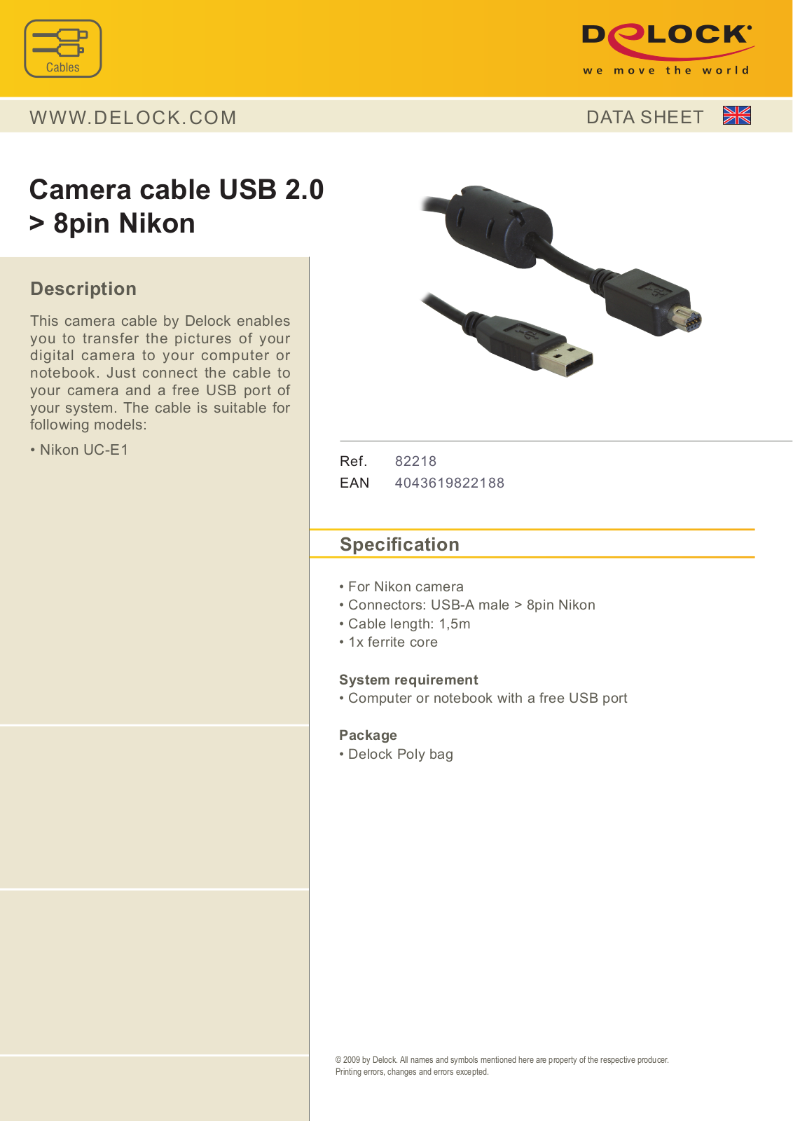 DeLOCK 82218 User Manual