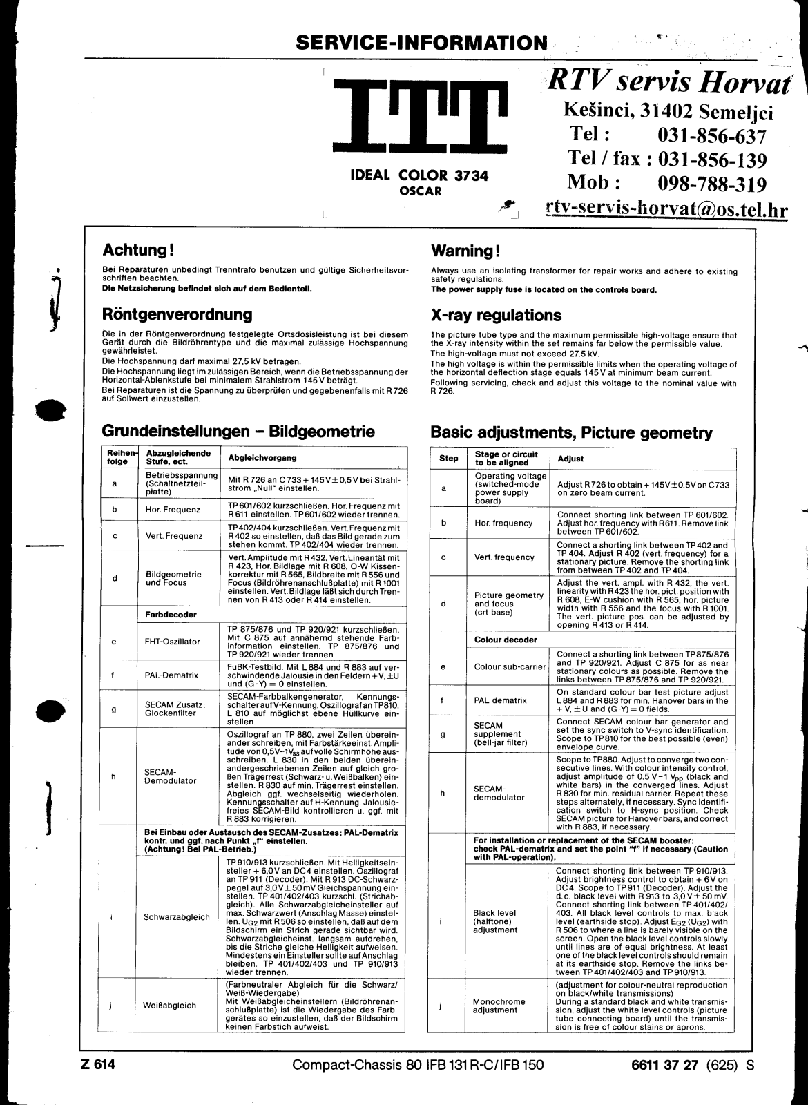 ITT 3734 Schematic