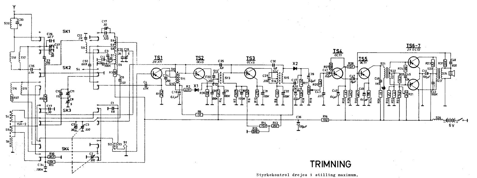 Aristona MD6631T Schematic