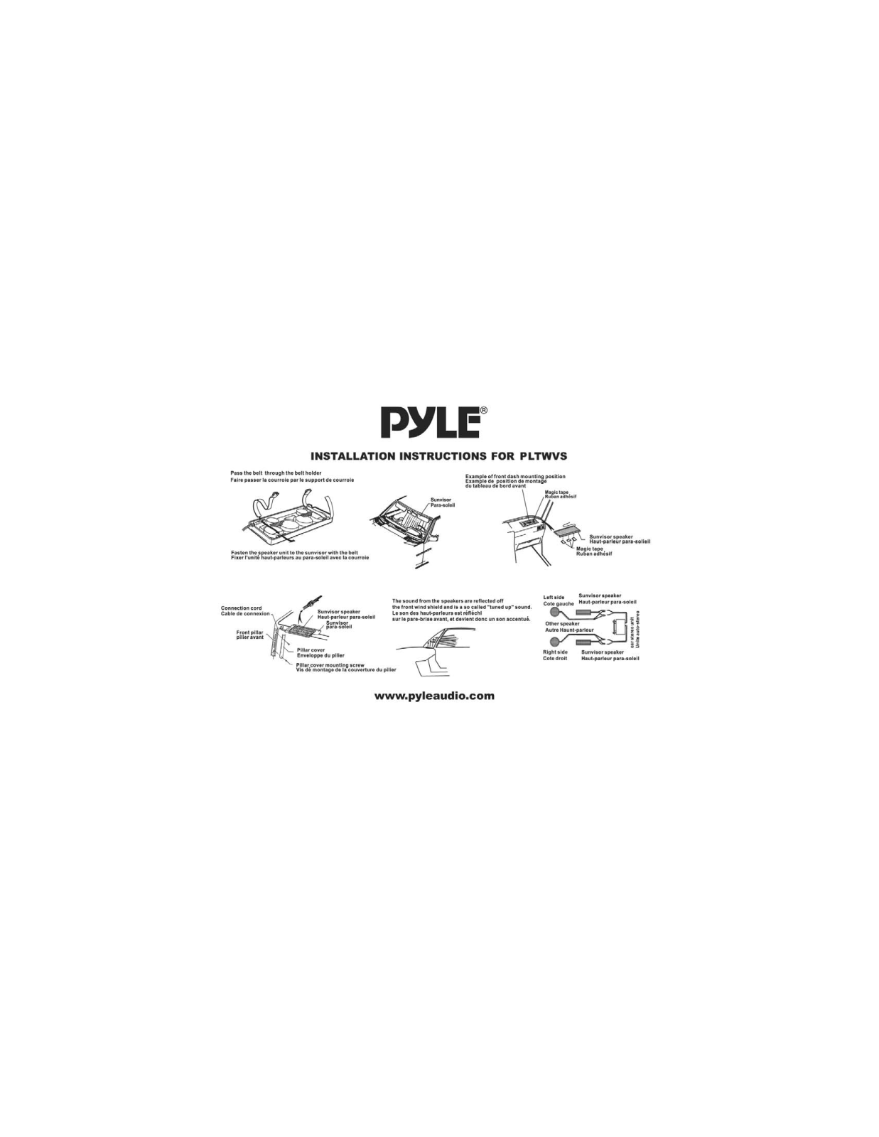 Pyle PLTWVS Owners manual