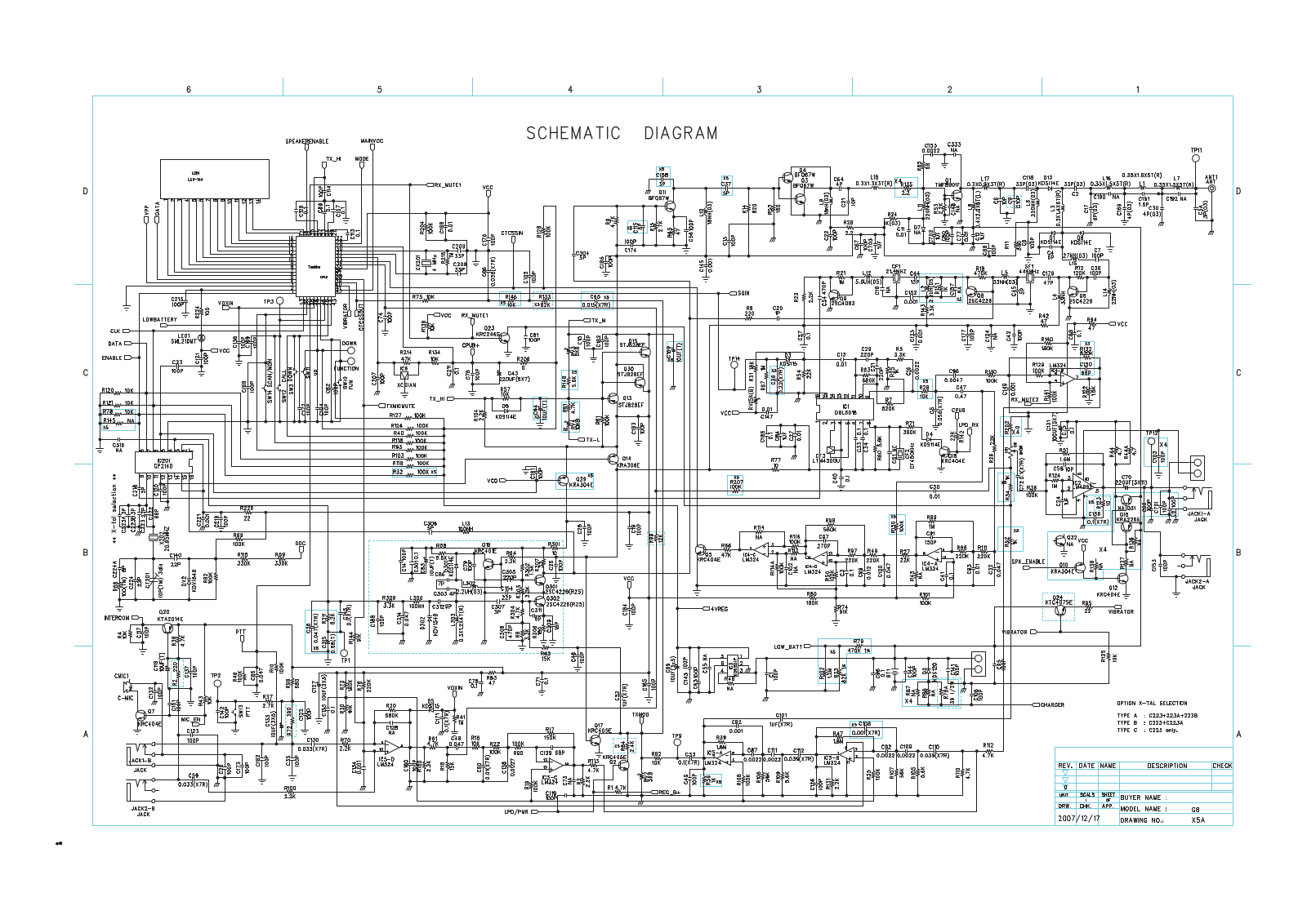 Midland G8 Diagram