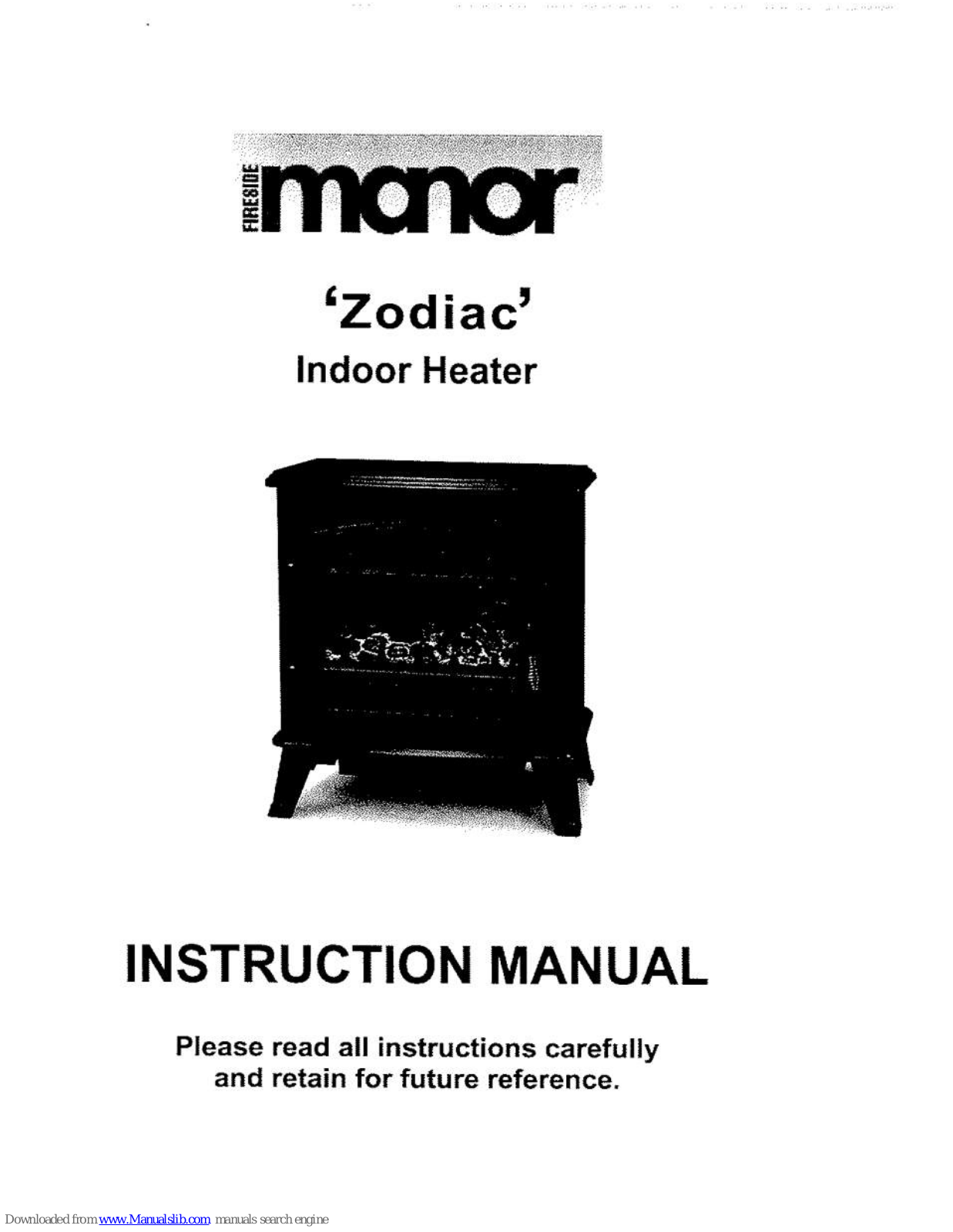 Manor Zodiac Instruction Manual