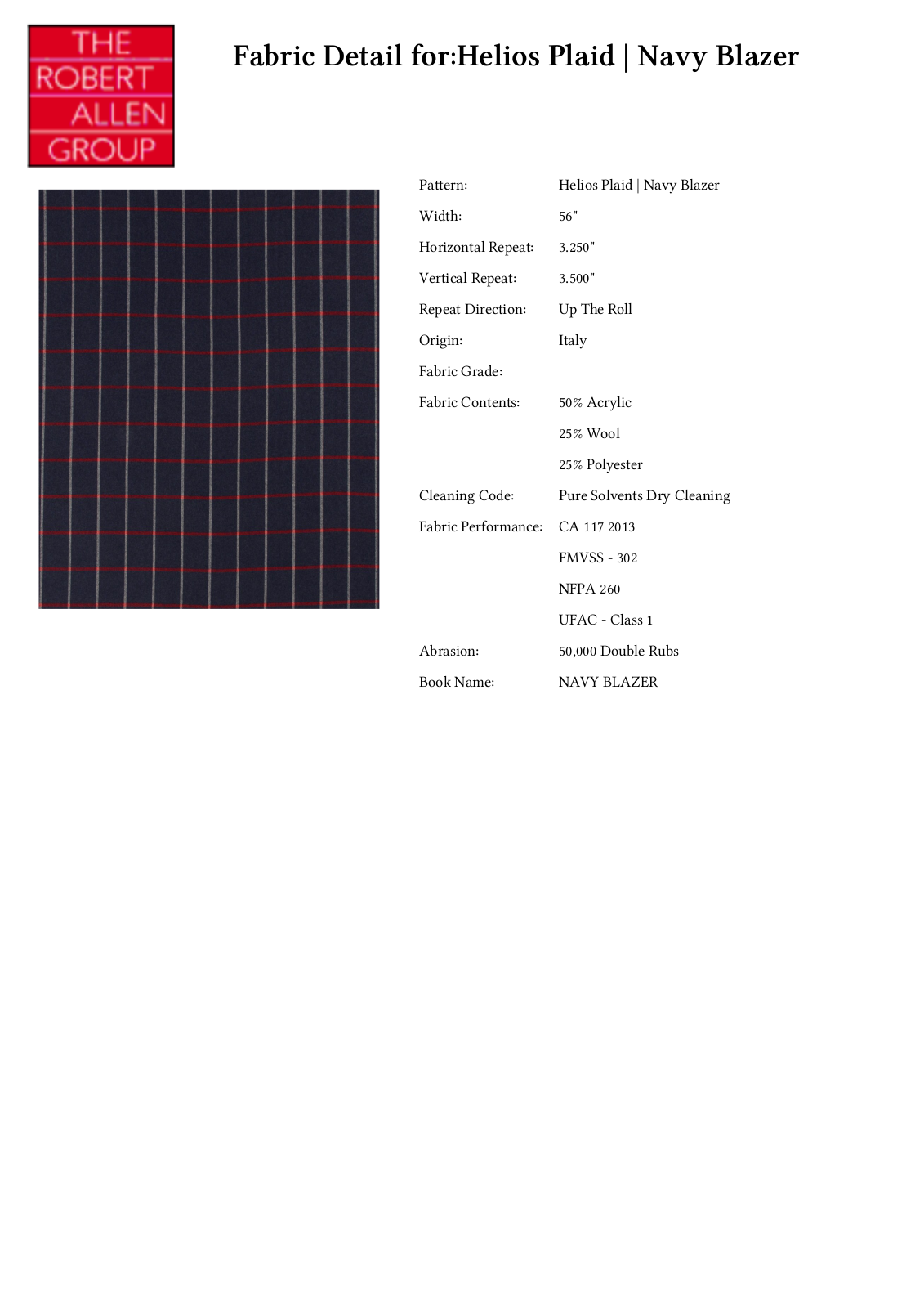Robert Allen RALF1735 Specifications - ManualMachine.com