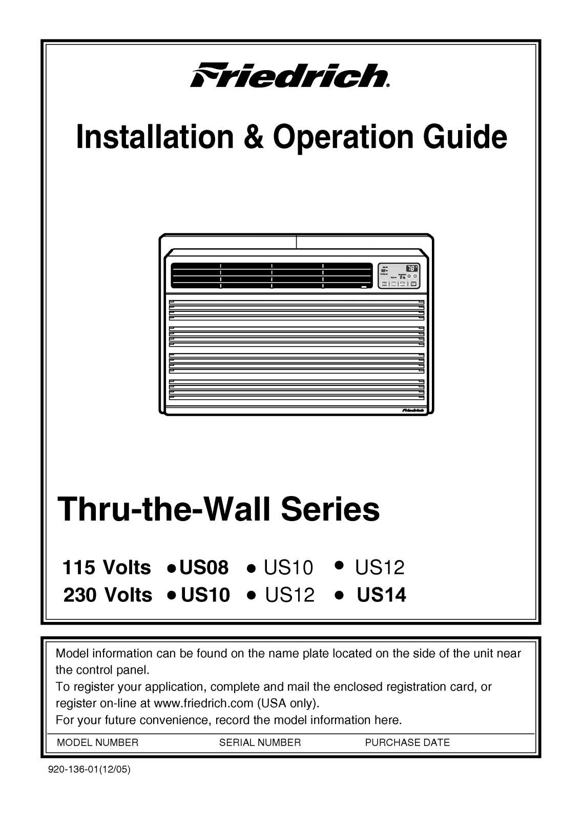 LG US10B10A, US08B10A, US10B30, UD12B30B User Manual