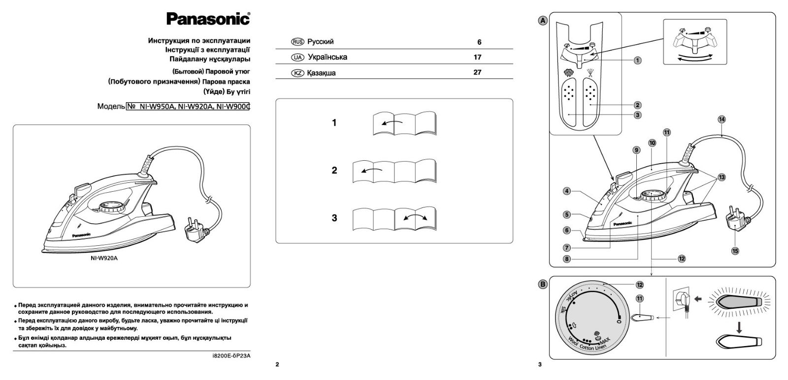 Panasonic NI-W950 User Manual