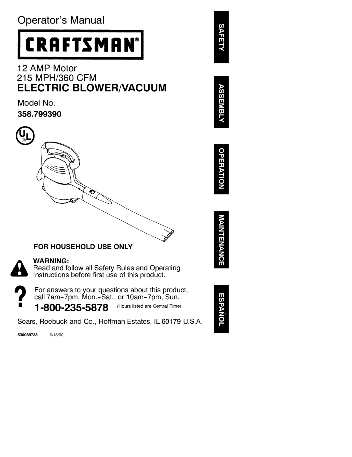 Craftsman 79939 User Manual - ManualMachine.com