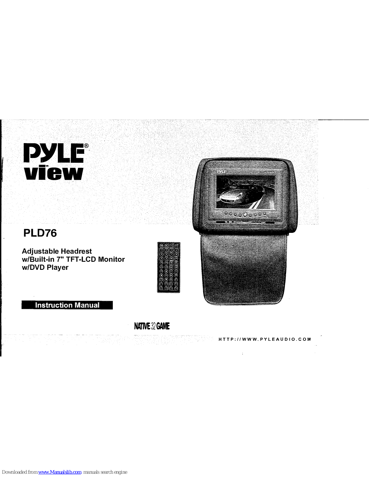 Pyle PLD76BK, PLD76TN, PLD76GR, PLD76 Instruction Manual - ManualMachine.com